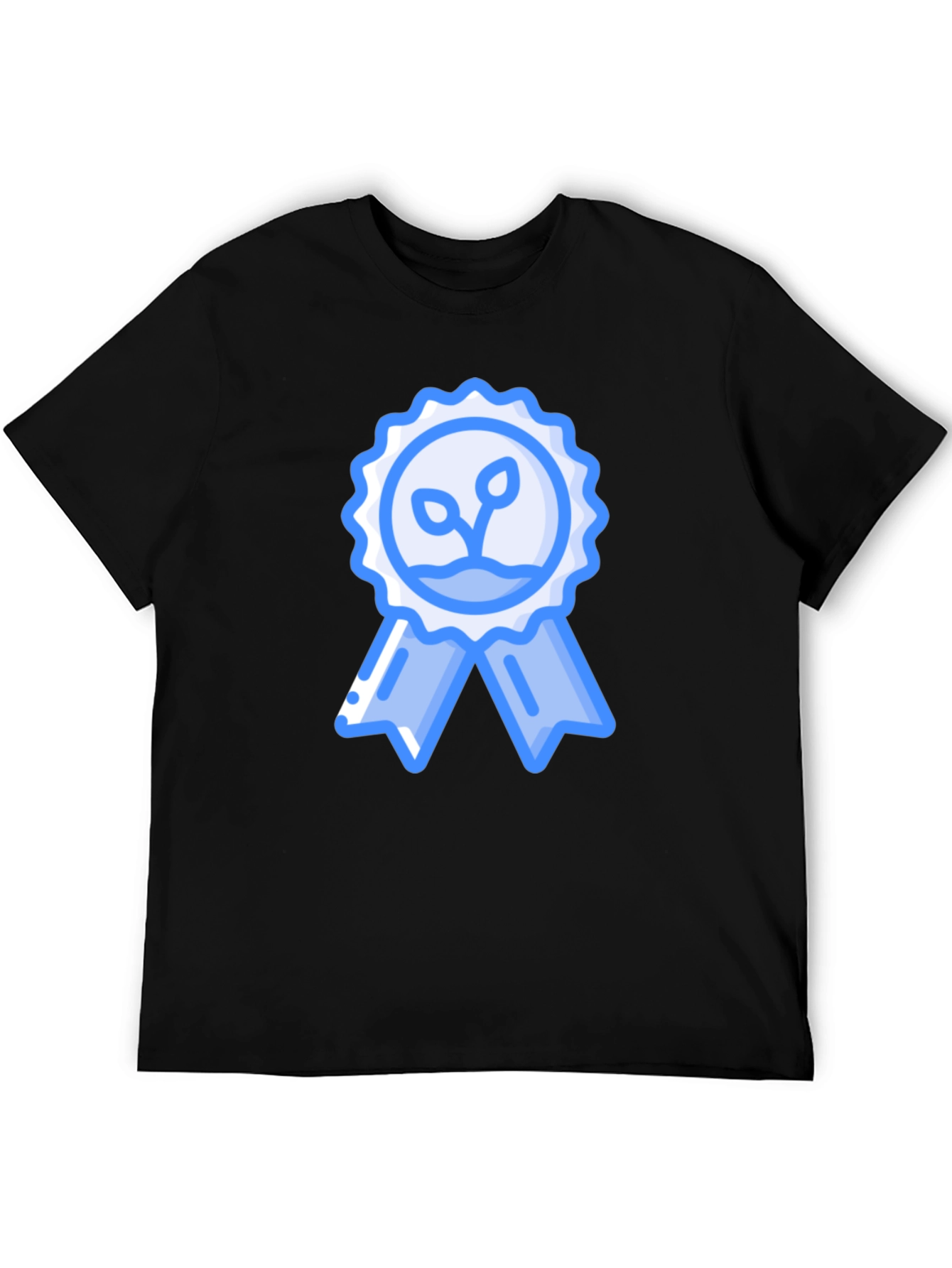 Black Eco-Friendly Plant Award Graphic T-Shirt view 5