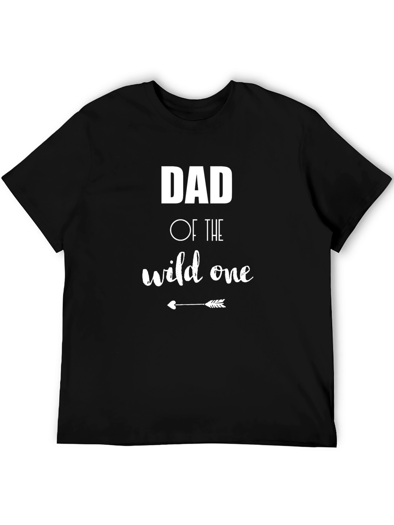 Black Dad of the Wild One Graphic T-Shirt view 5