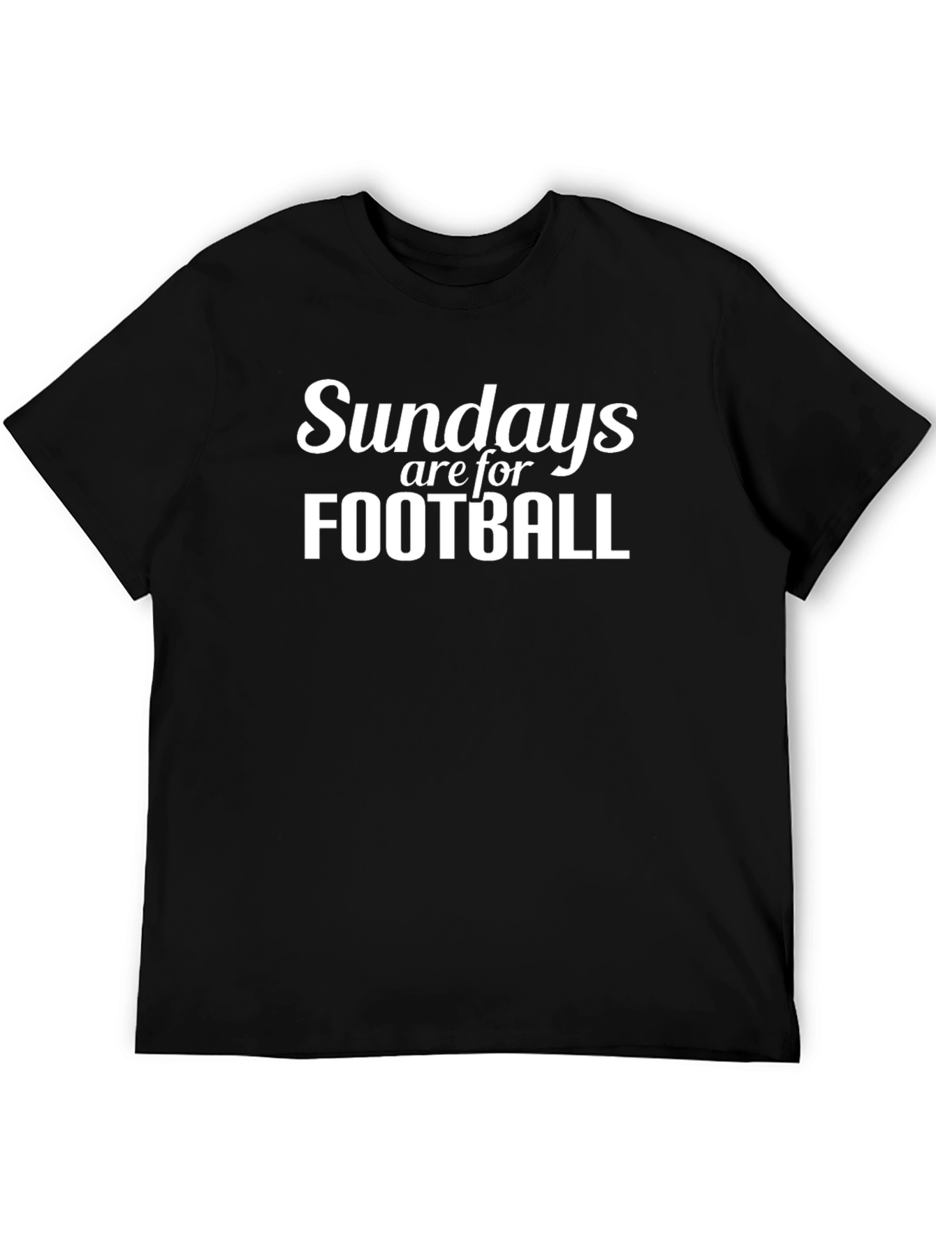 Black Sundays are for Football Graphic Tee - Soft Cotton Blend view 5