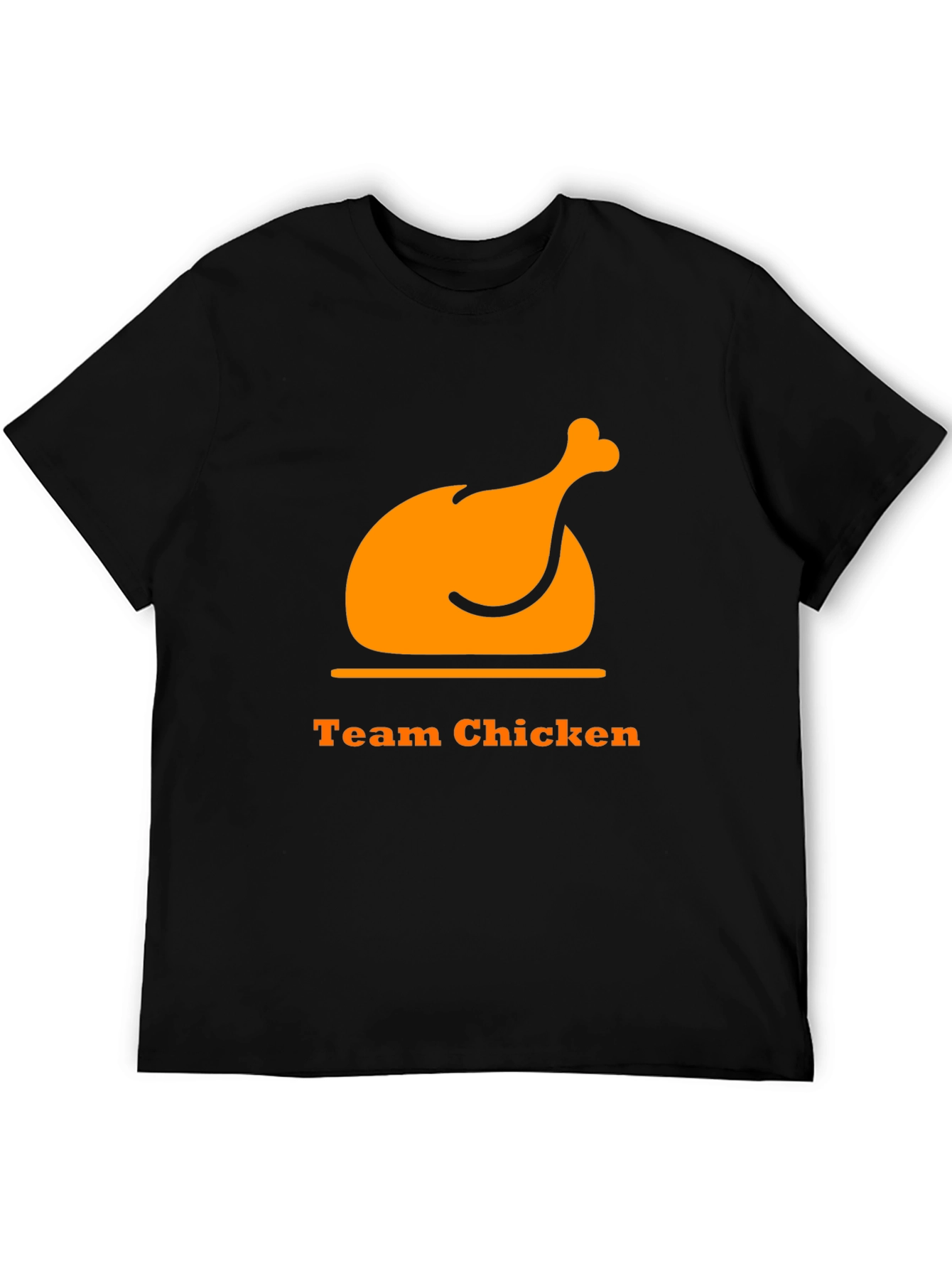 Black Team Chicken T-Shirt - Funny Cookout Apparel view 5