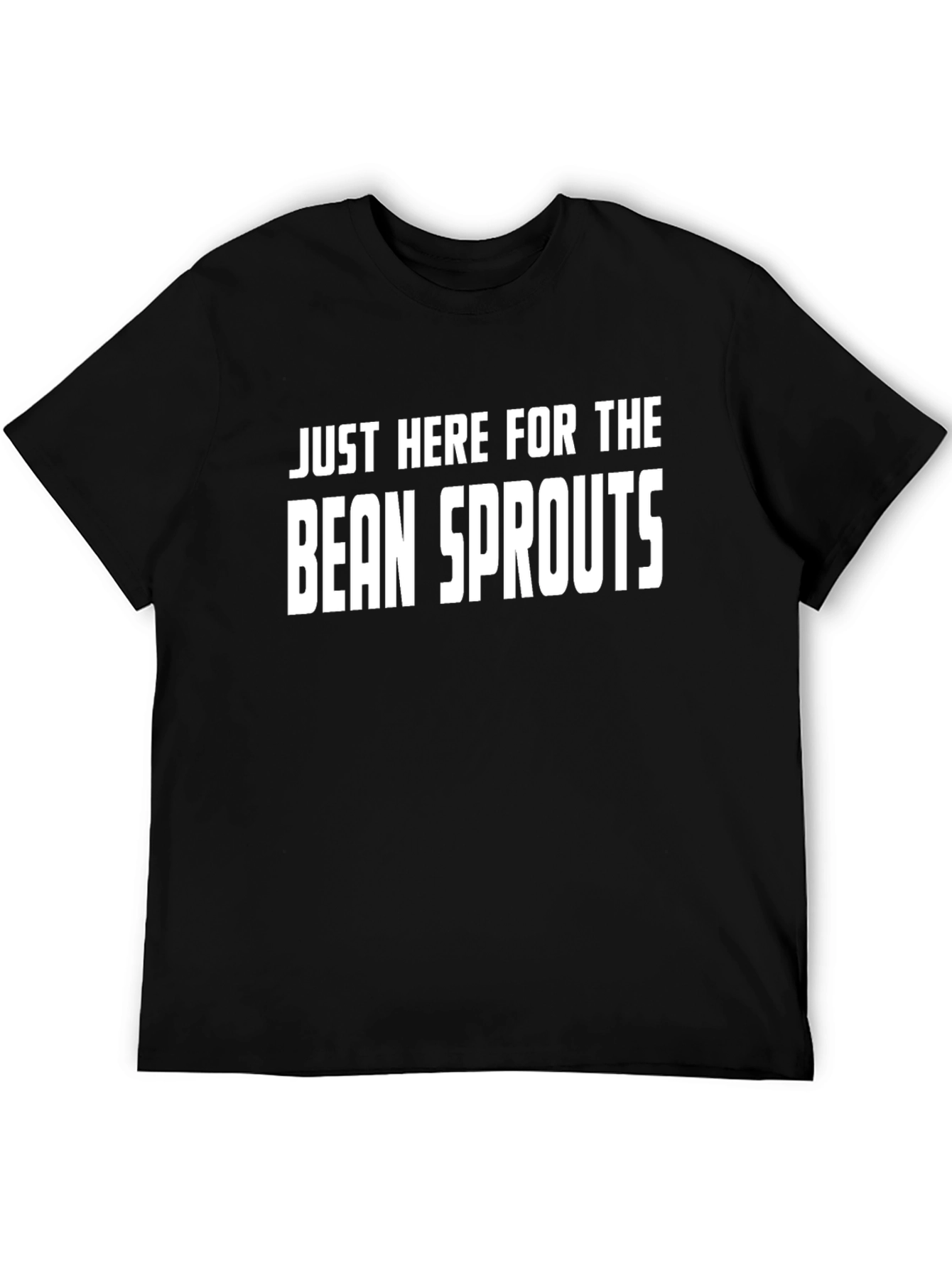 Black Bean Sprouts Graphic T-Shirt - Novelty Tee view 5
