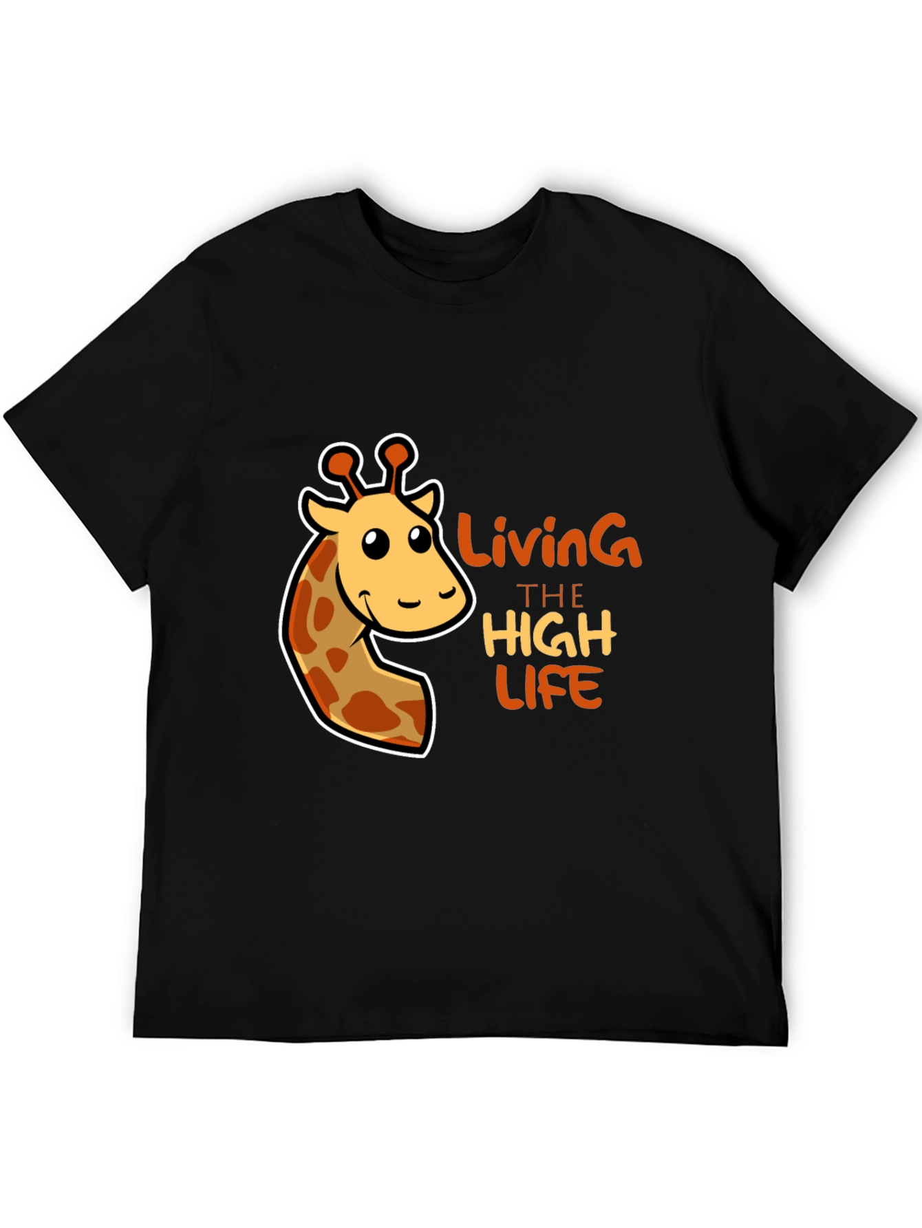 Black Giraffe High Life T-Shirt view 5