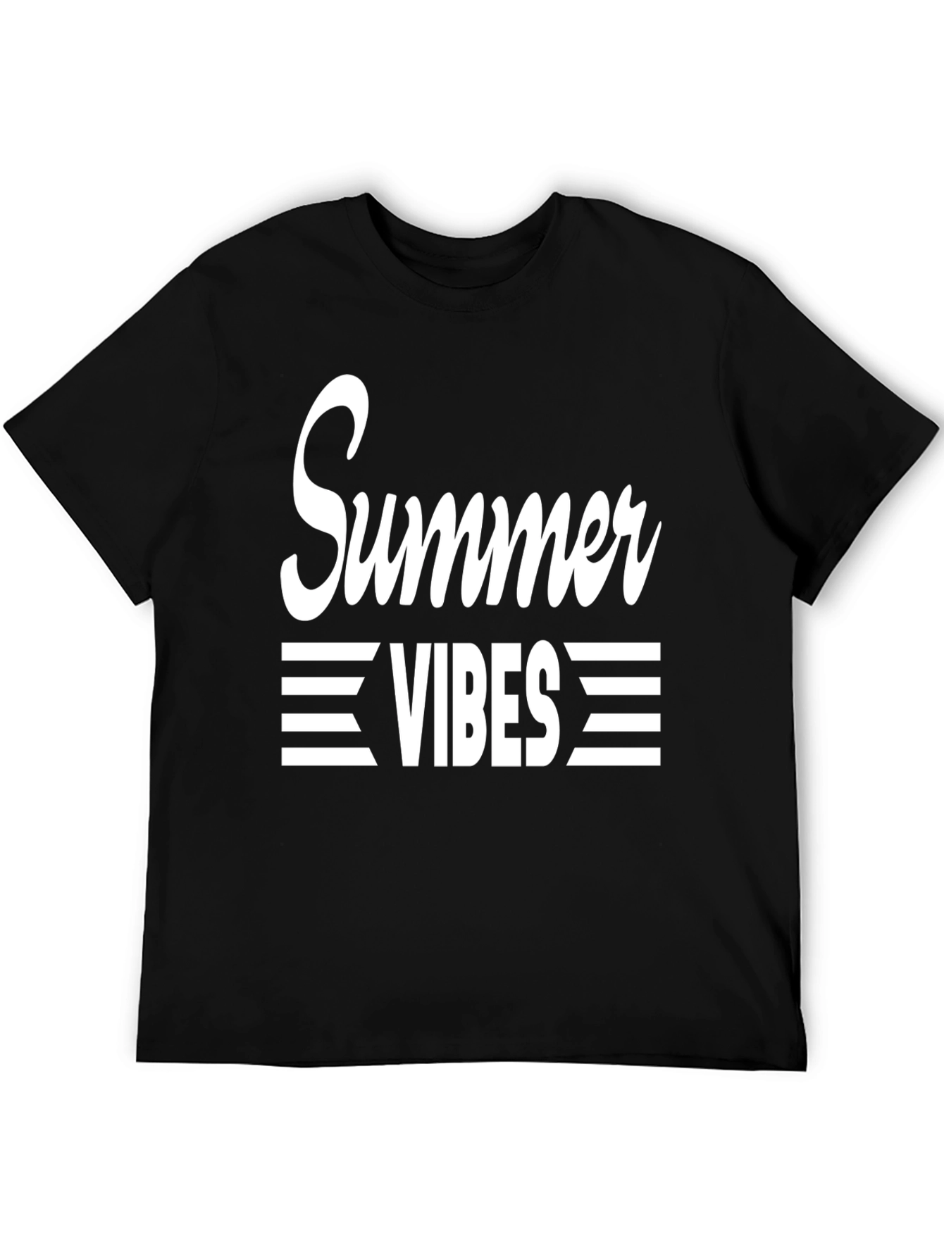 Black Summer Vibes Graphic Tee view 5