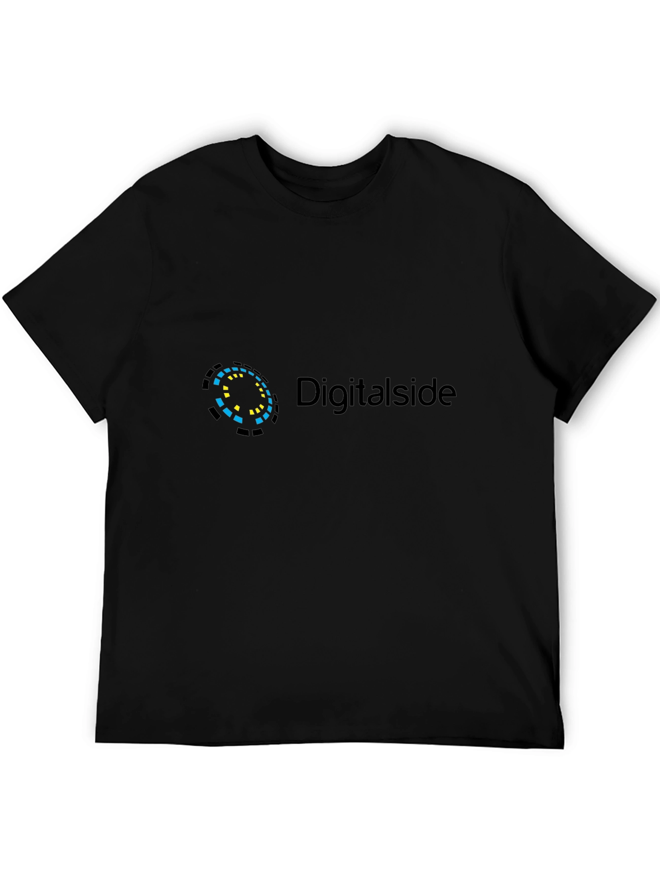 Black Digital Side Black T-Shirt view 5