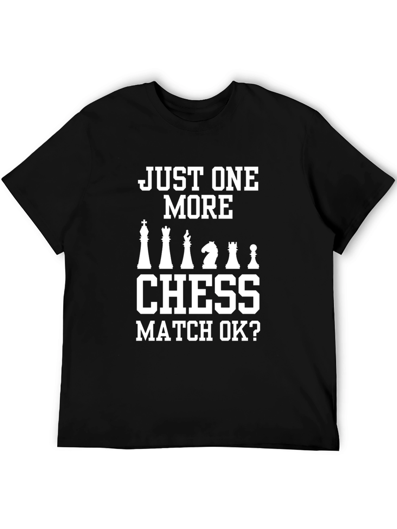 Black Chess Match Graphic Tee - Just One More view 5