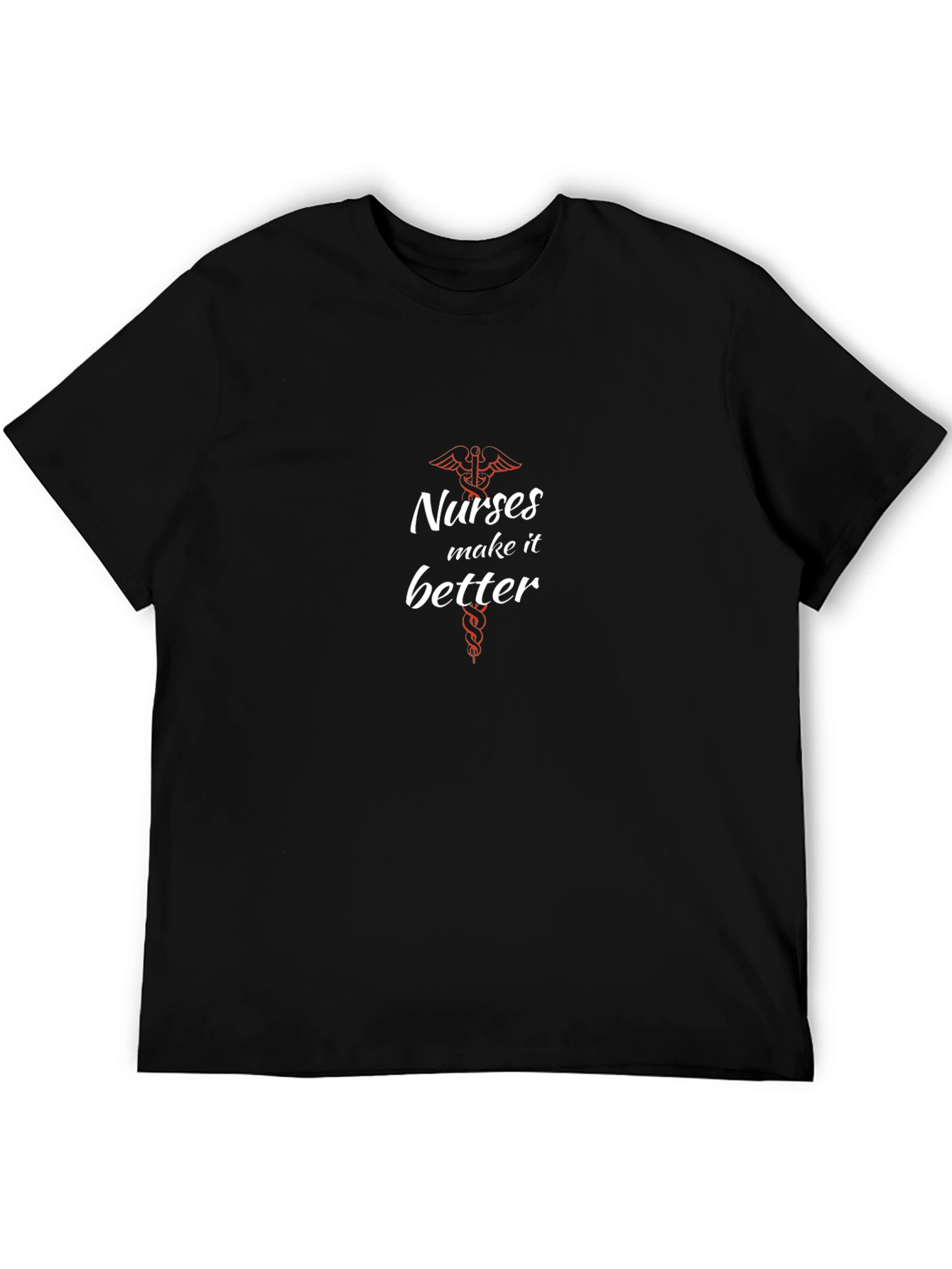 Black Nurses Make it Better T-Shirt - Black view 5