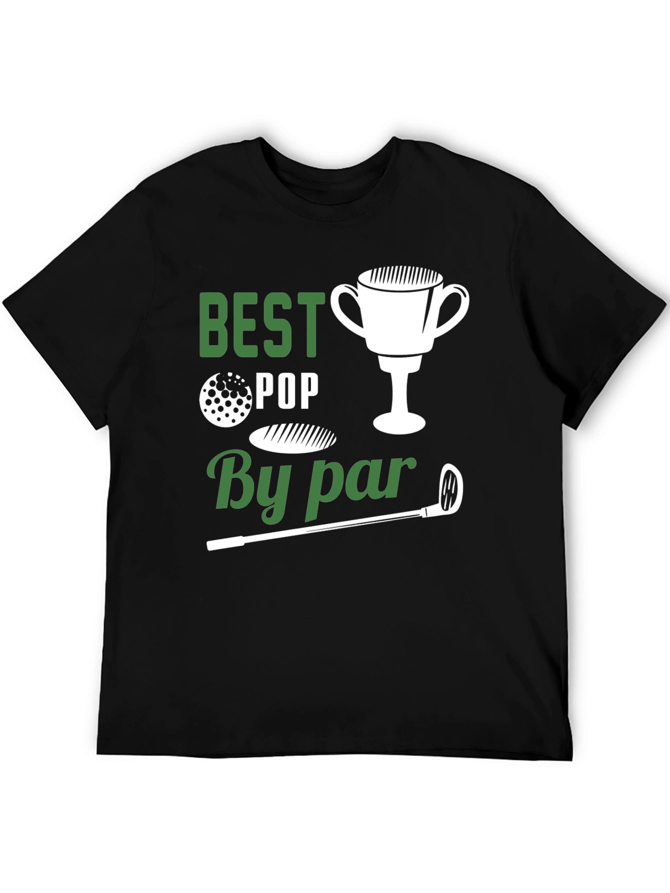 Black Best Pop By Par Golf T-Shirt view 5
