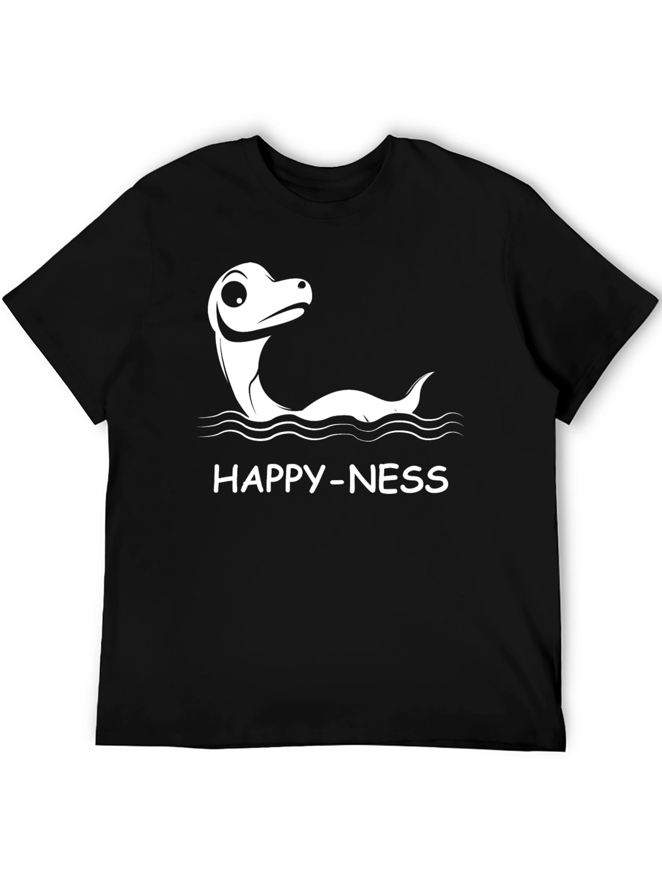 Black Happy-Ness Graphic T-Shirt view 5