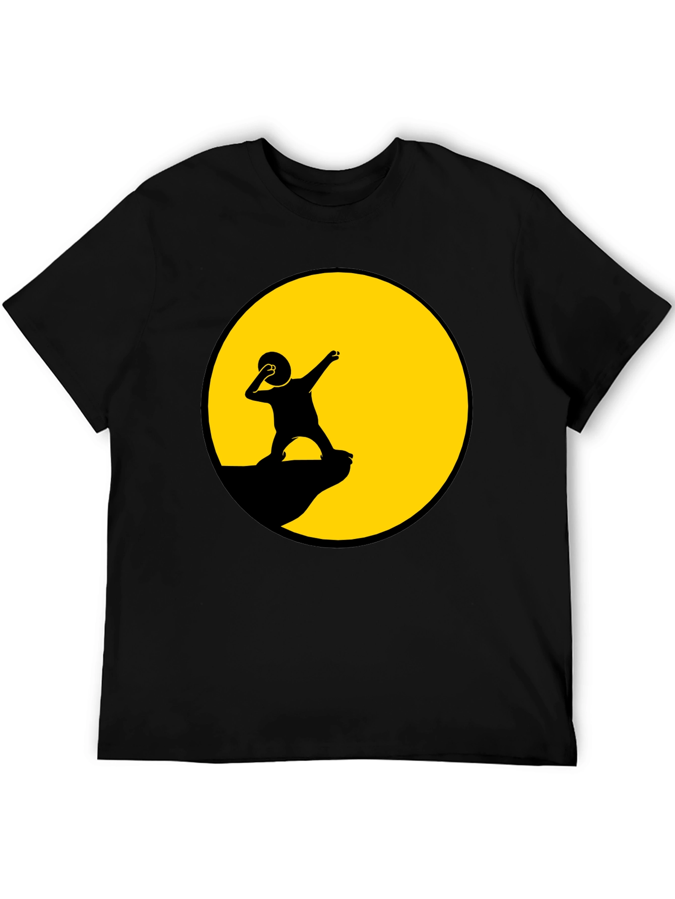 Black Lion King Parody Graphic Tee view 5