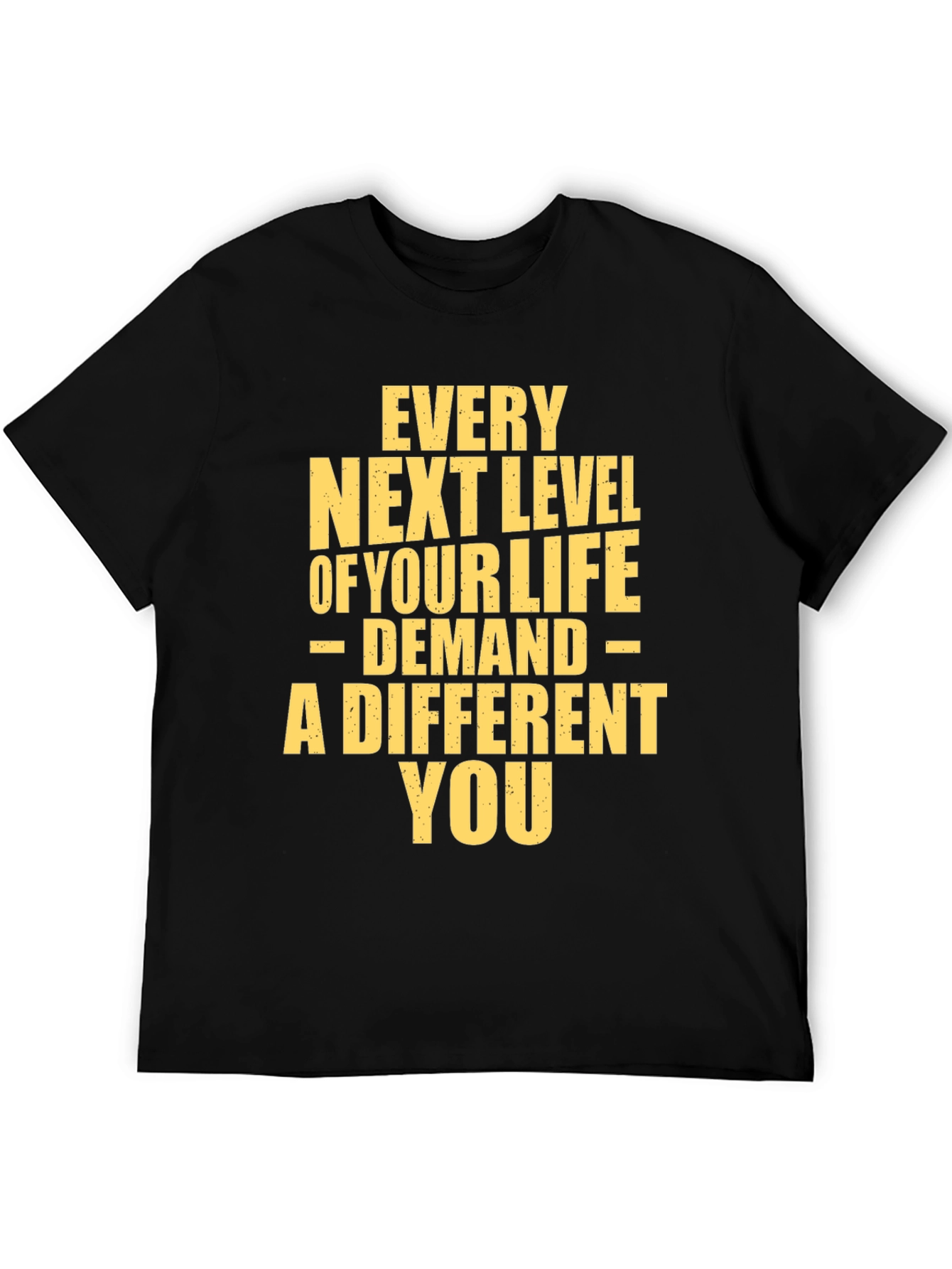 Black Motivational T-Shirt: Every Next Level view 5