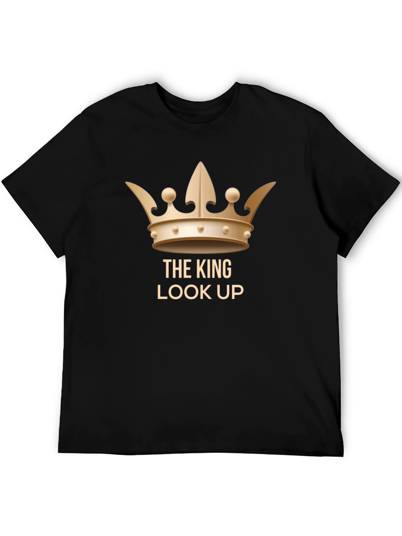 Black The King Look Up Black T-Shirt view 5
