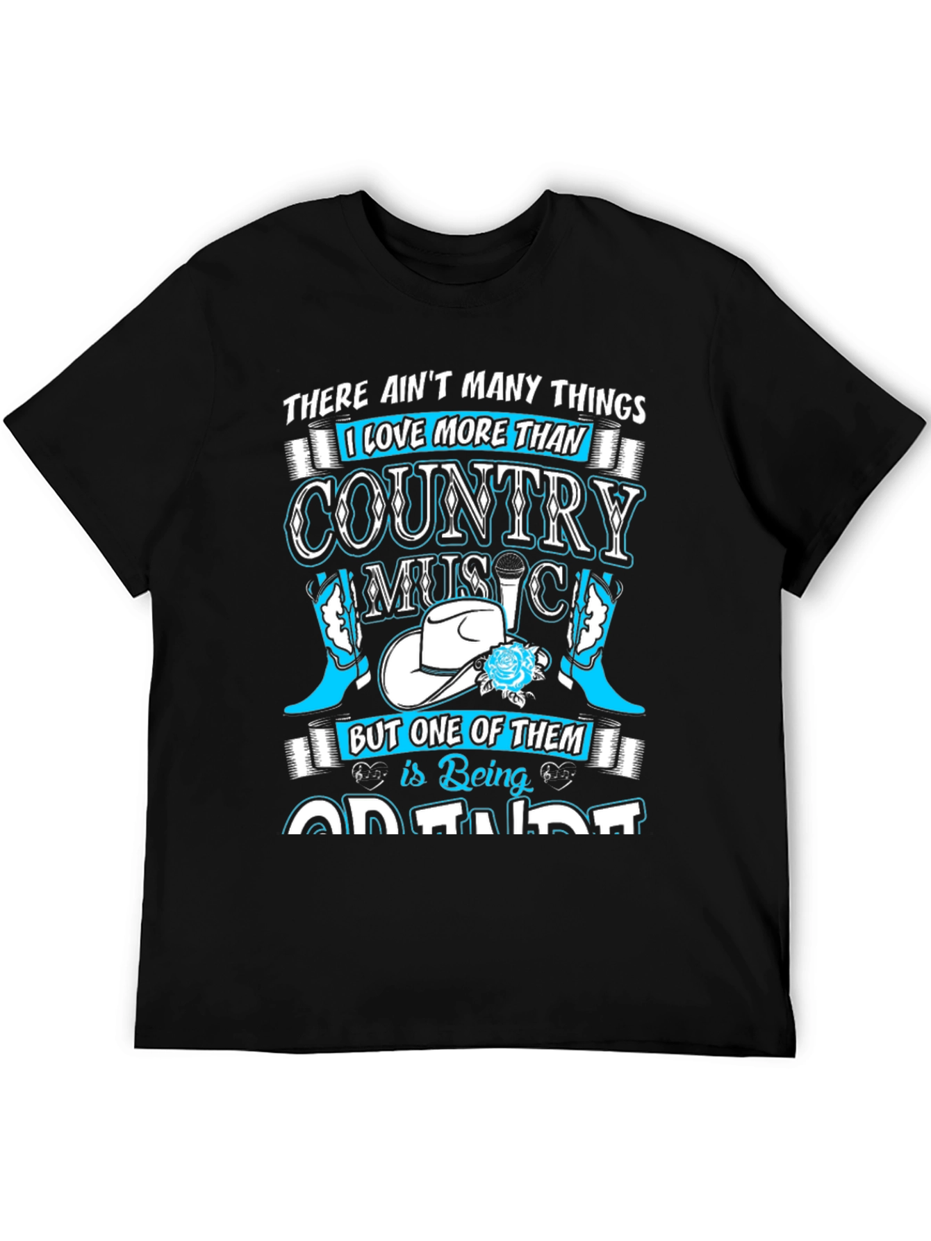 Black Country Music Lover T-Shirt view 5