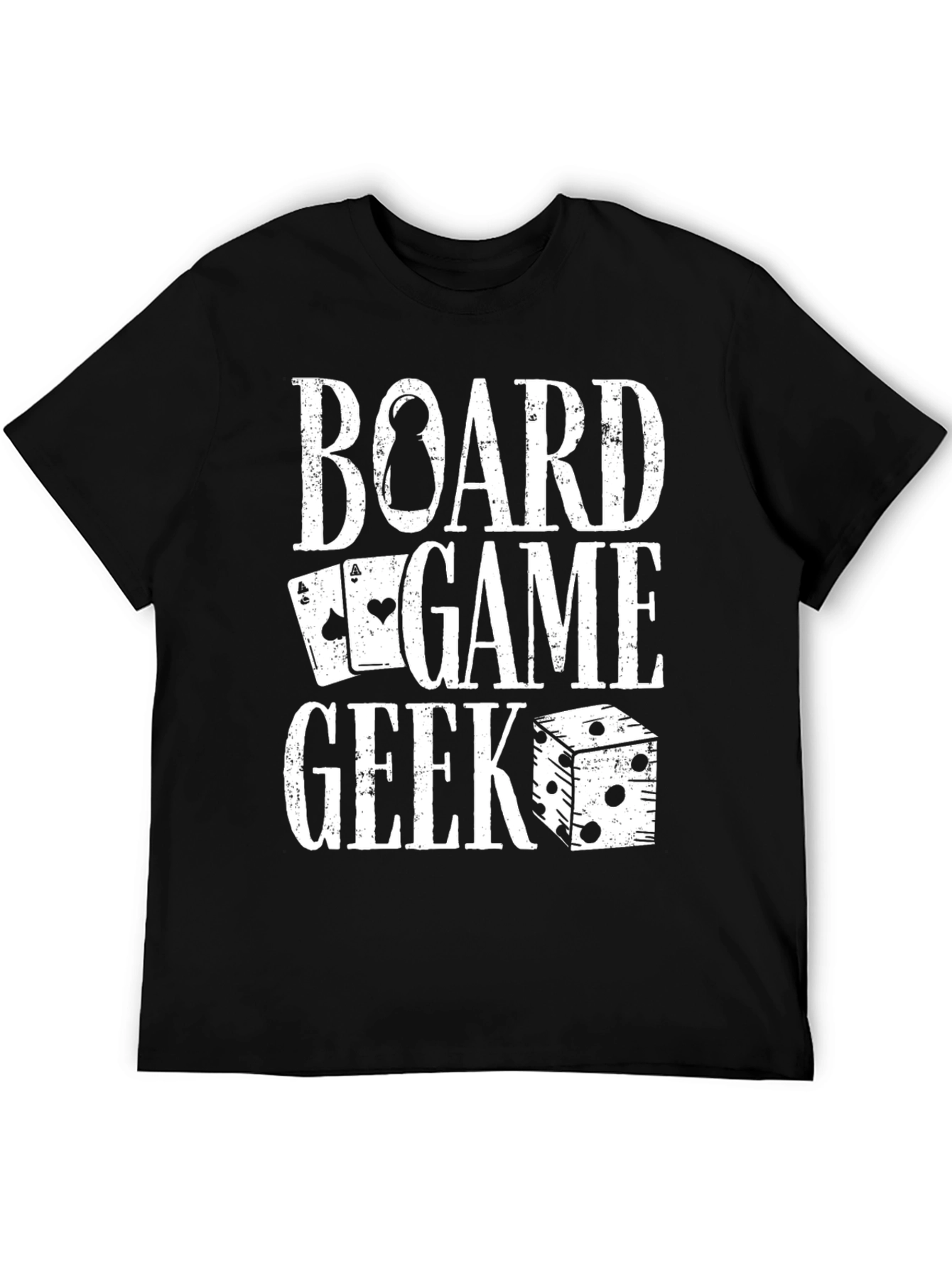 Black Board Game Geek T-Shirt view 5
