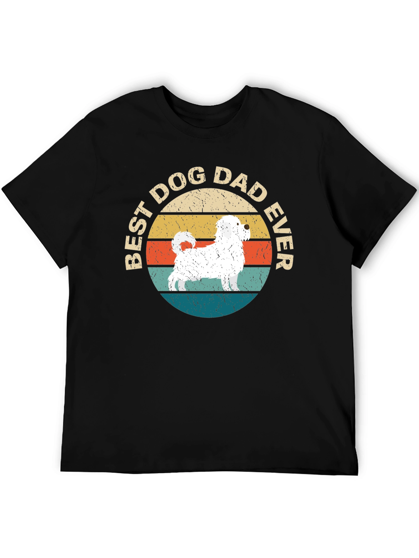 Best Dog Dad Ever T-Shirt - Cute Dog Graphic Tee - 5