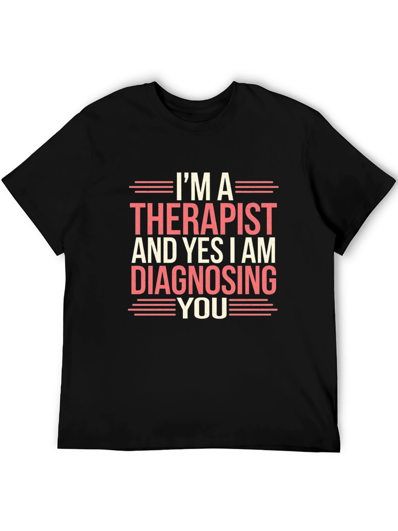 Black Therapist Diagnosing You Graphic T-Shirt view 5
