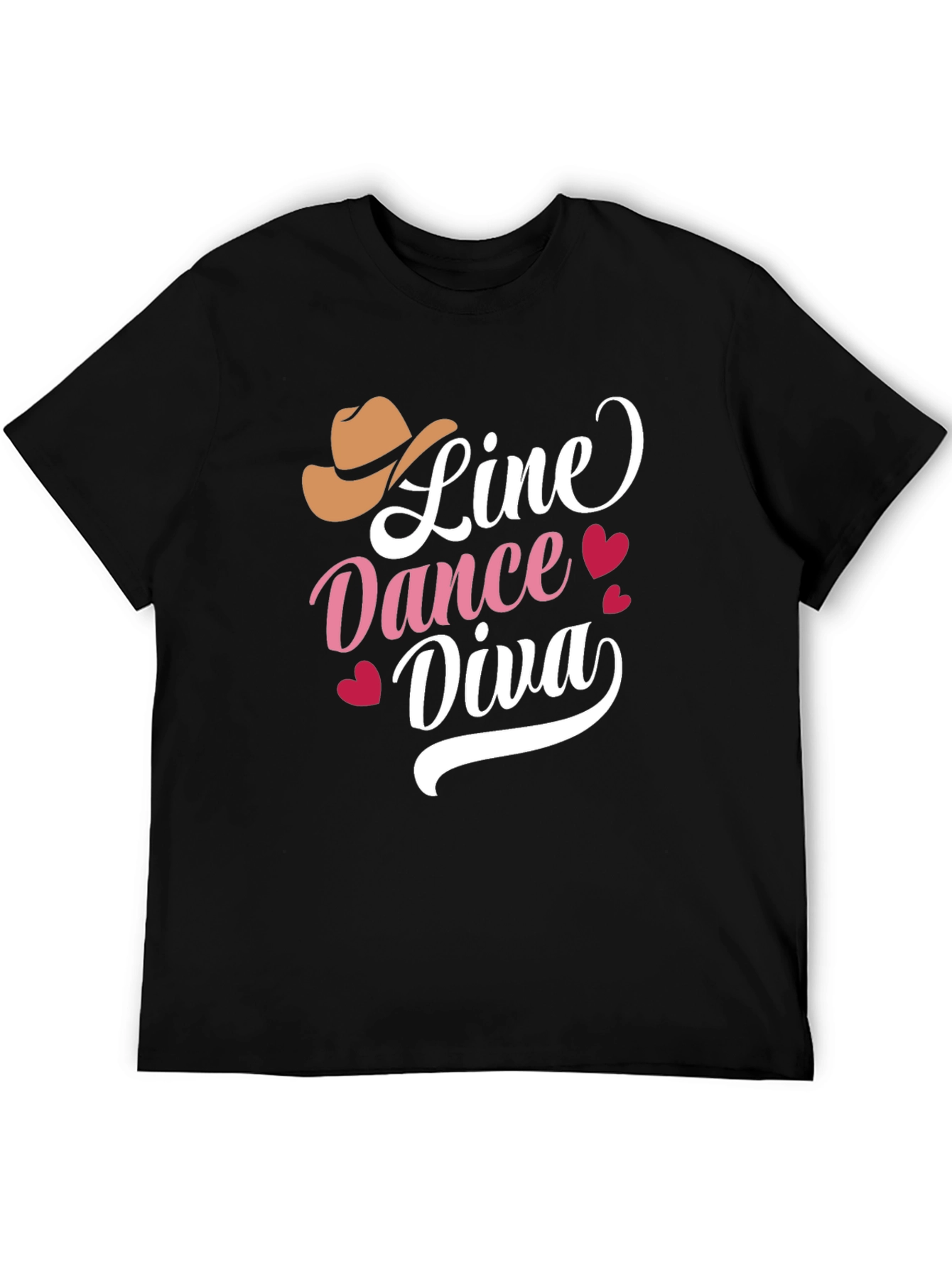 Black Line Dance Diva T-Shirt - Western Country Style view 5