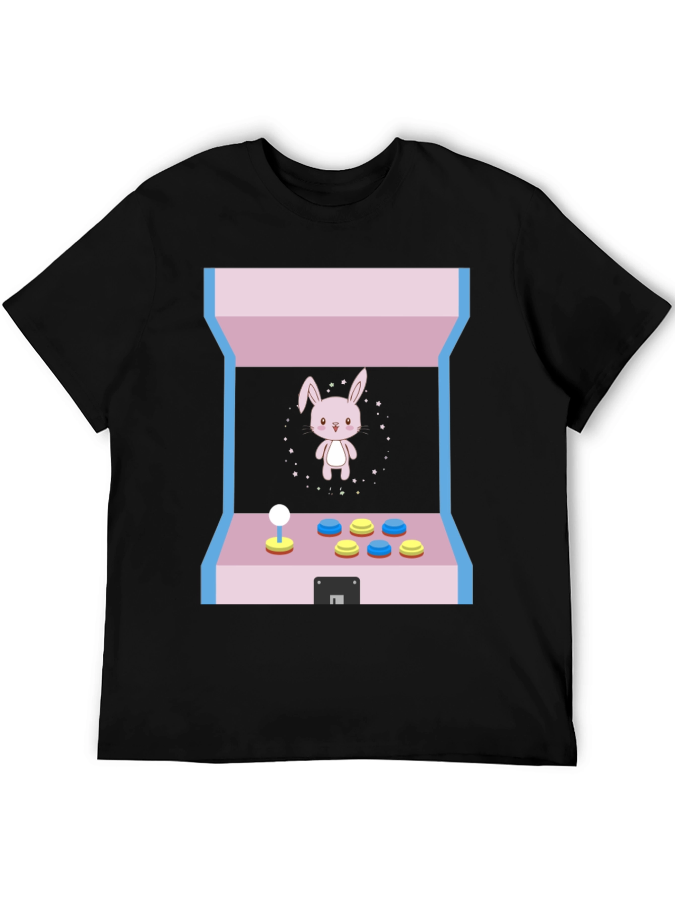 Black Arcade Bunny T-Shirt view 5