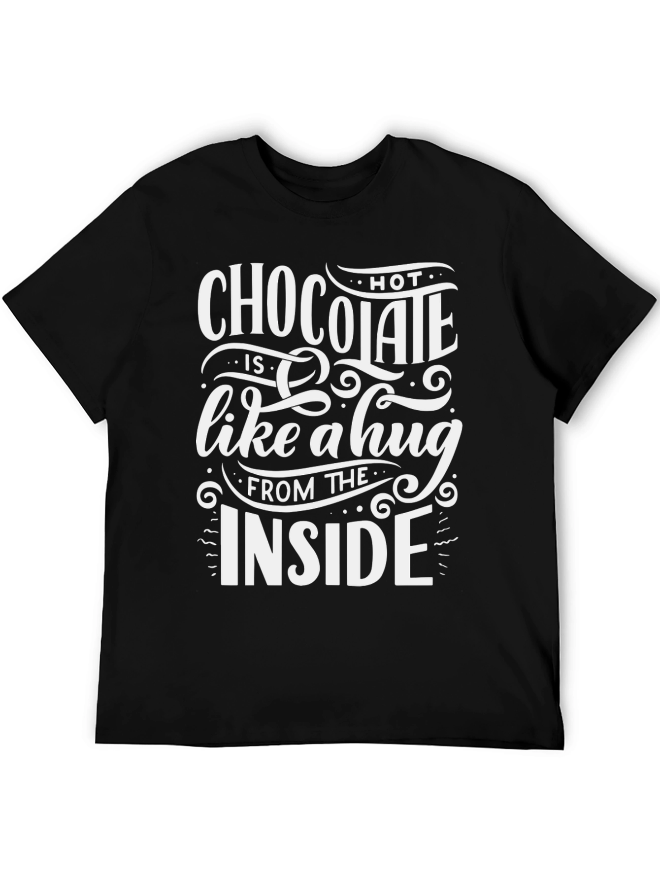 Black Hot Chocolate Hug Graphic Tee view 5