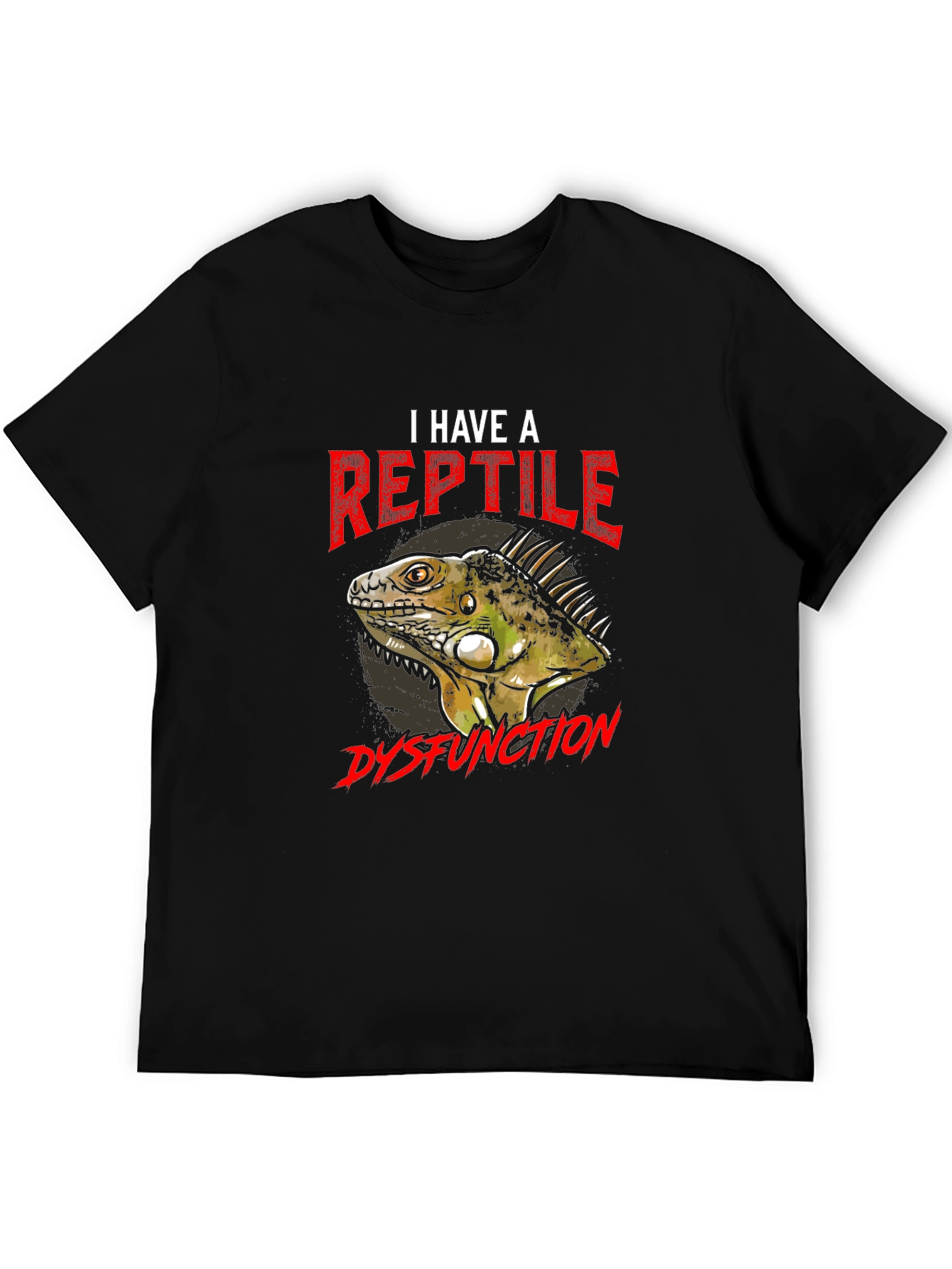 Black Reptile Dysfunction T-Shirt view 5