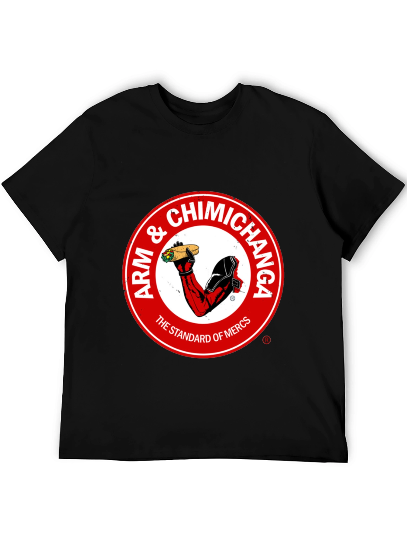 Black Arm & Chimichanga Graphic Tee - Standard of Mercs view 5