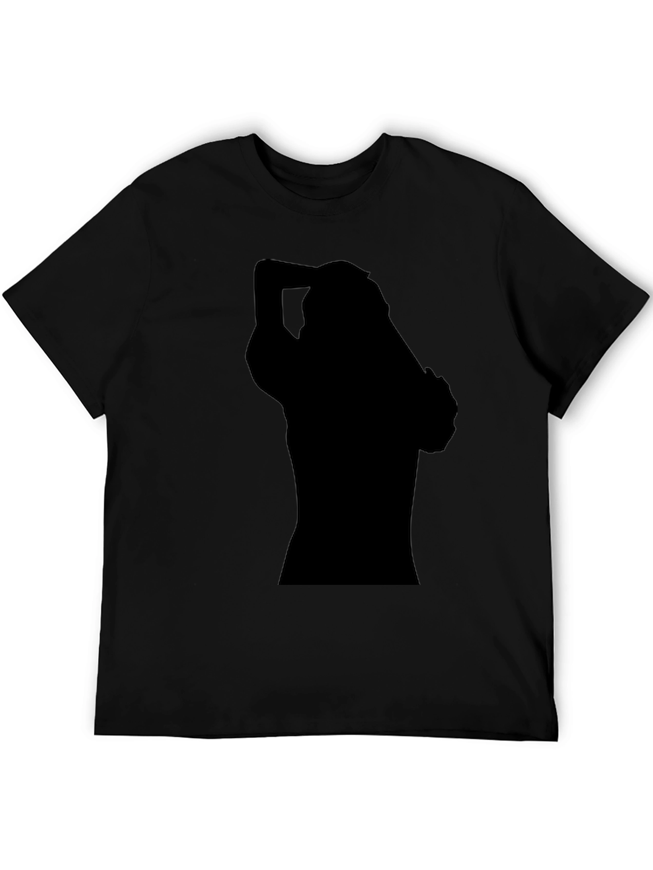 Black Black Silhouette Graphic T-Shirt view 5