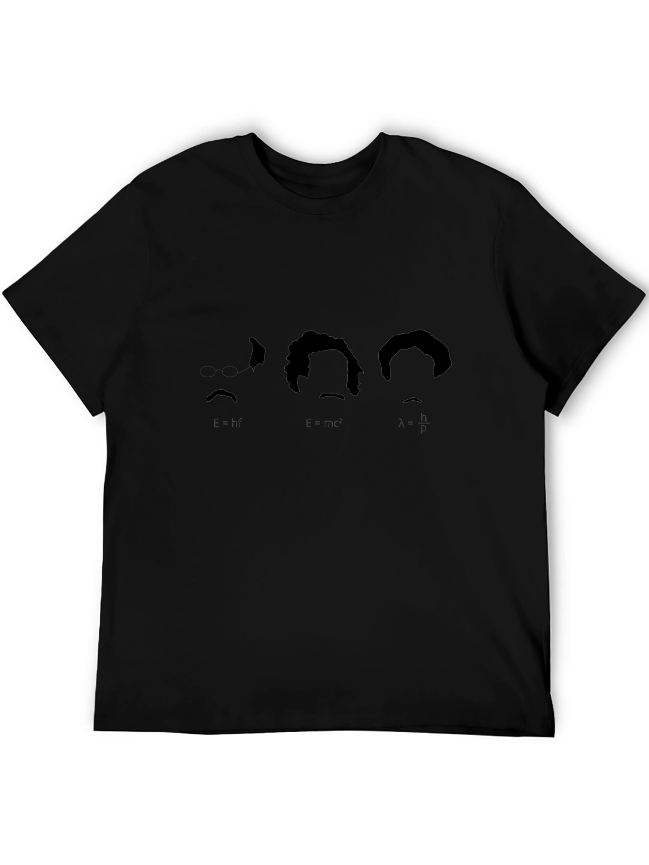 Black Science Icons Tee - Physics Formulas T-Shirt view 5