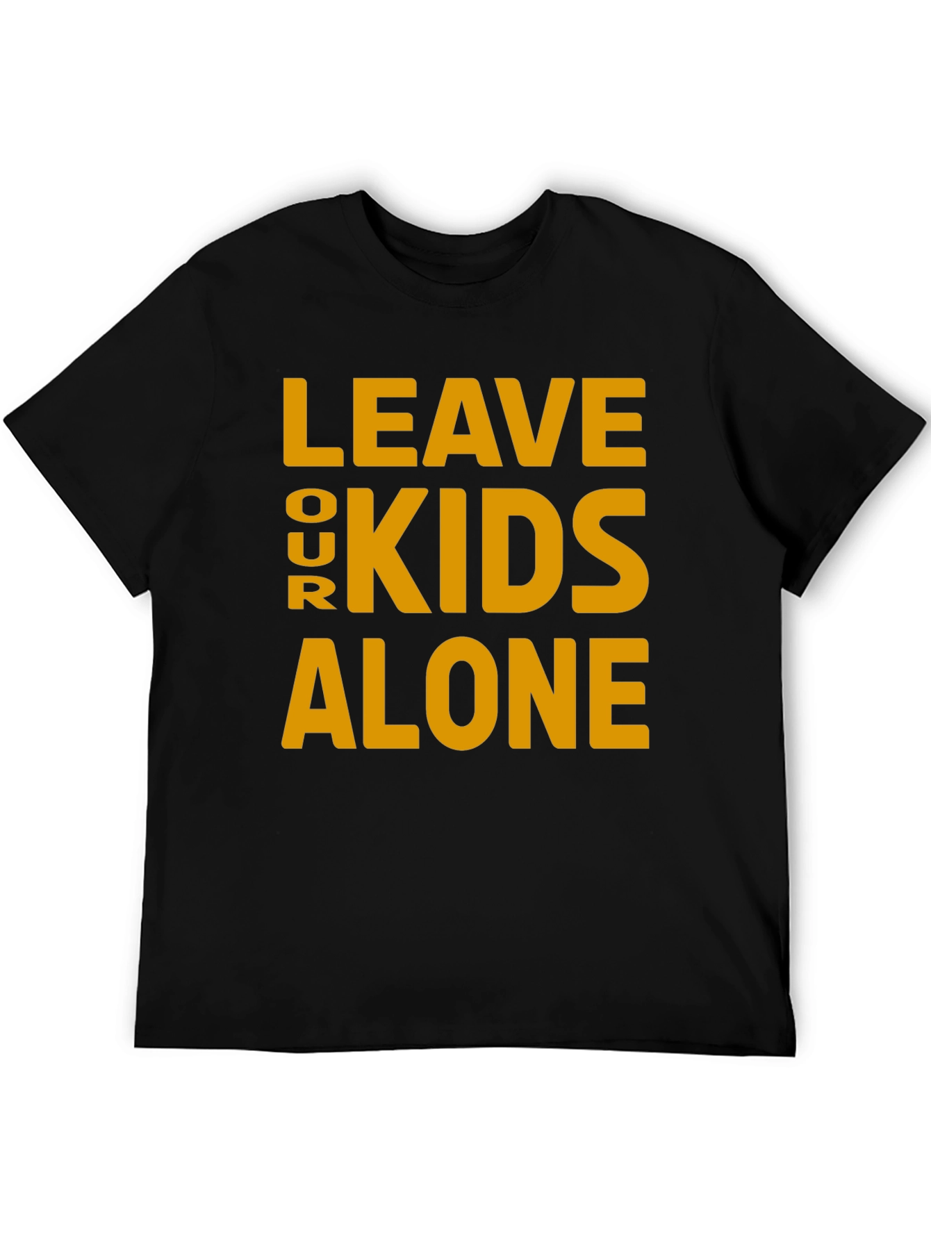 Black Leave Our Kids Alone Graphic Tee view 5