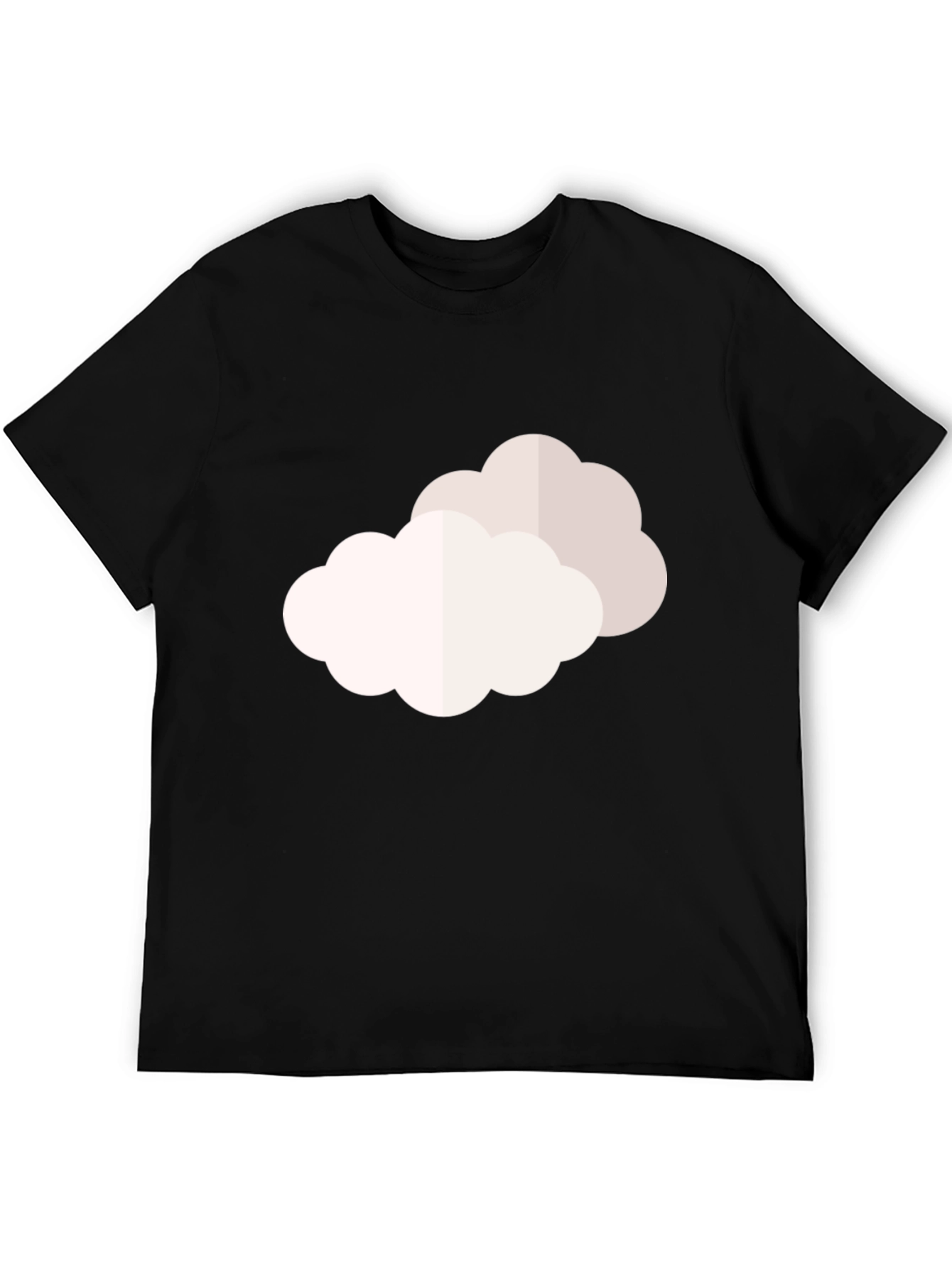 Black Cloud Graphic Black T-Shirt - Relaxed Fit view 5
