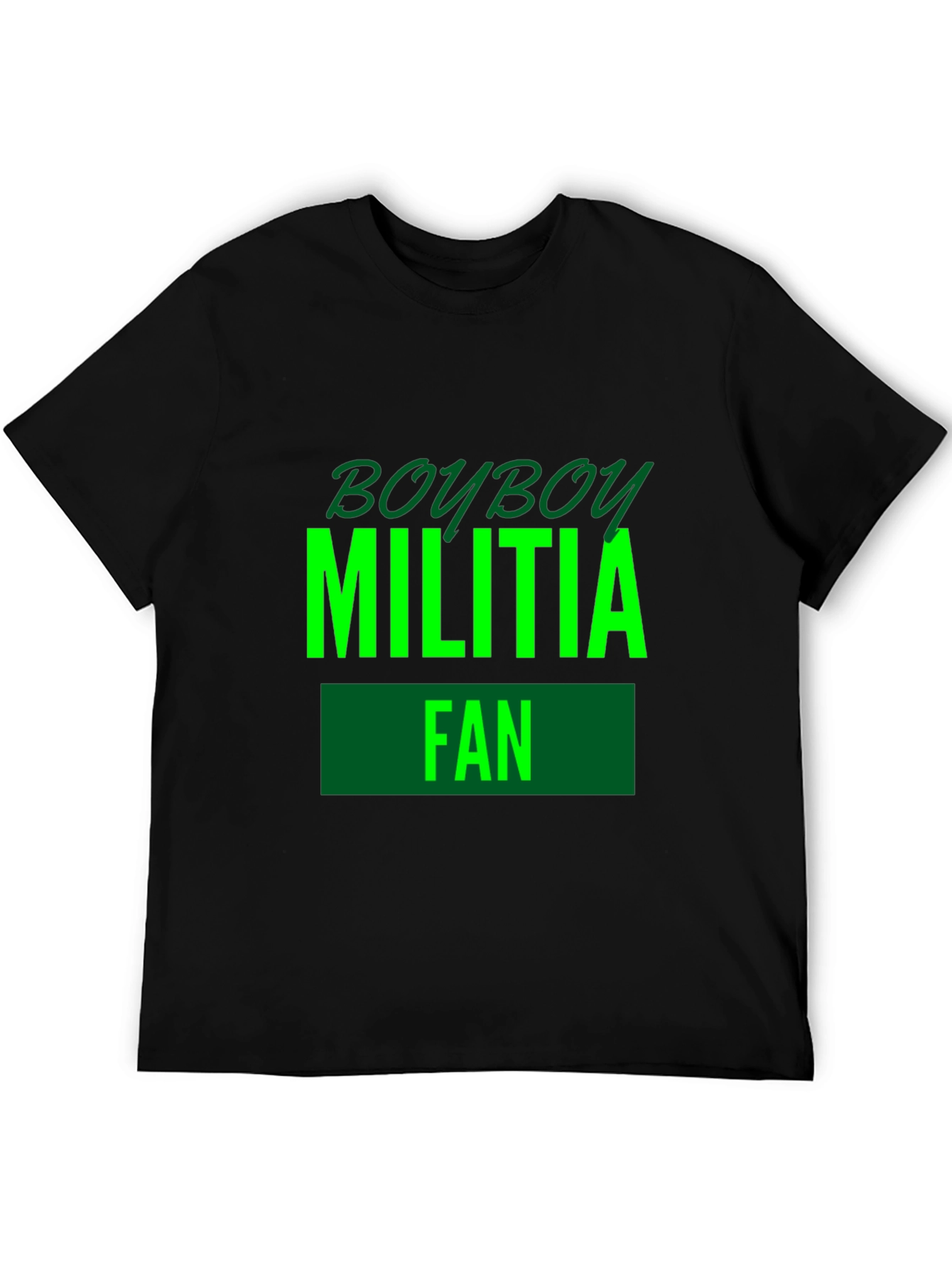 Black Boyboy Militia Fan Black T-Shirt view 5