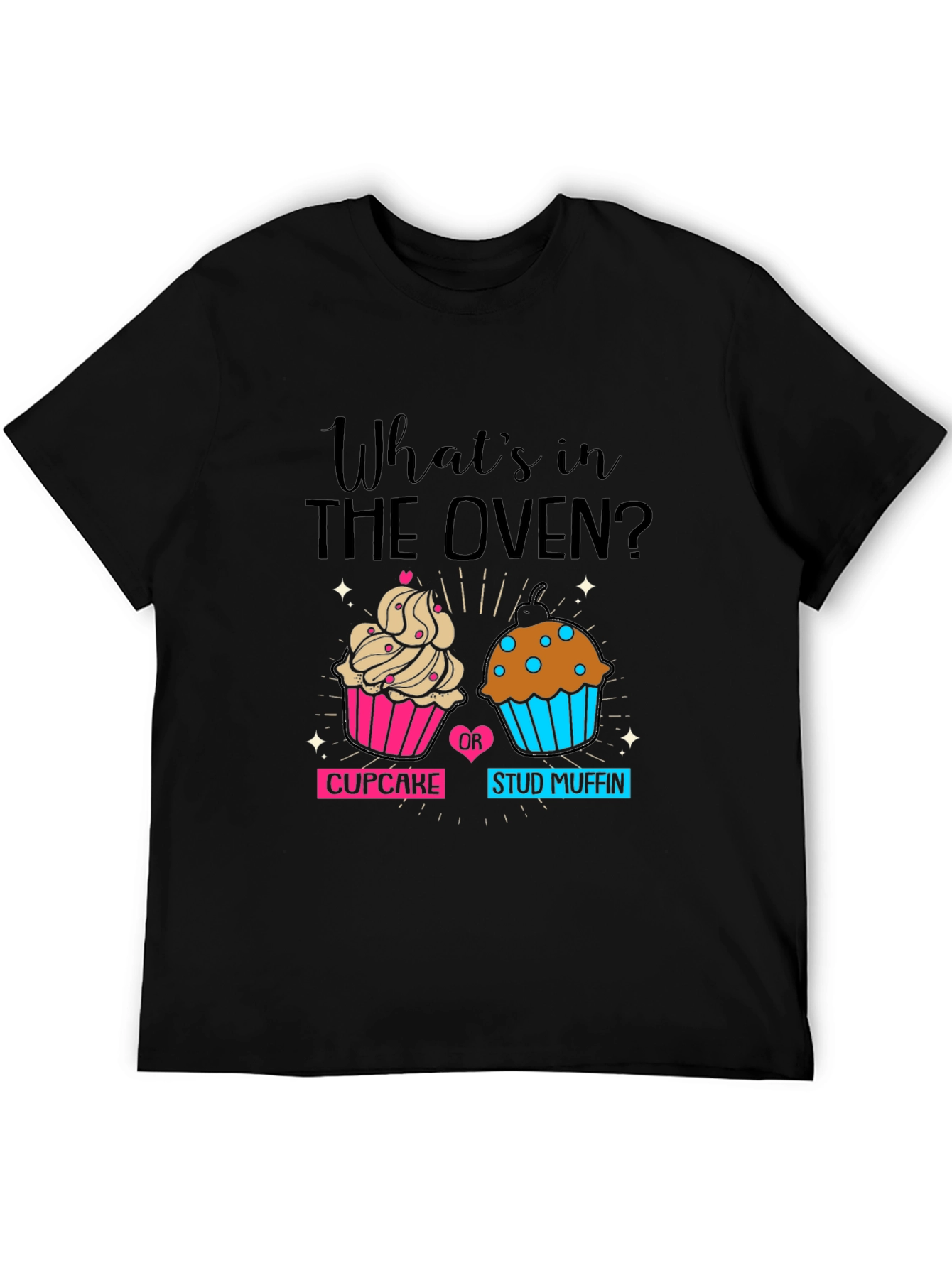 Black What's in the Oven Maternity T-Shirt view 5