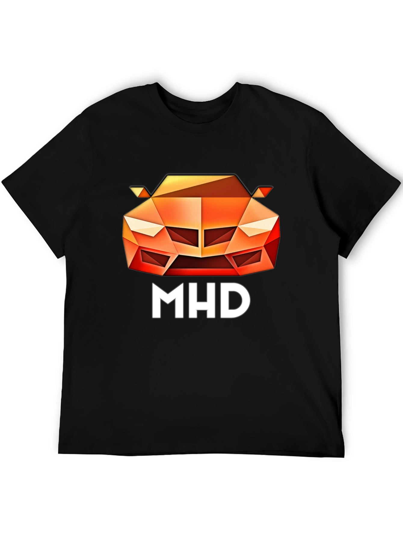 Black MHD Car Graphic Tee - Cool Streetwear view 5