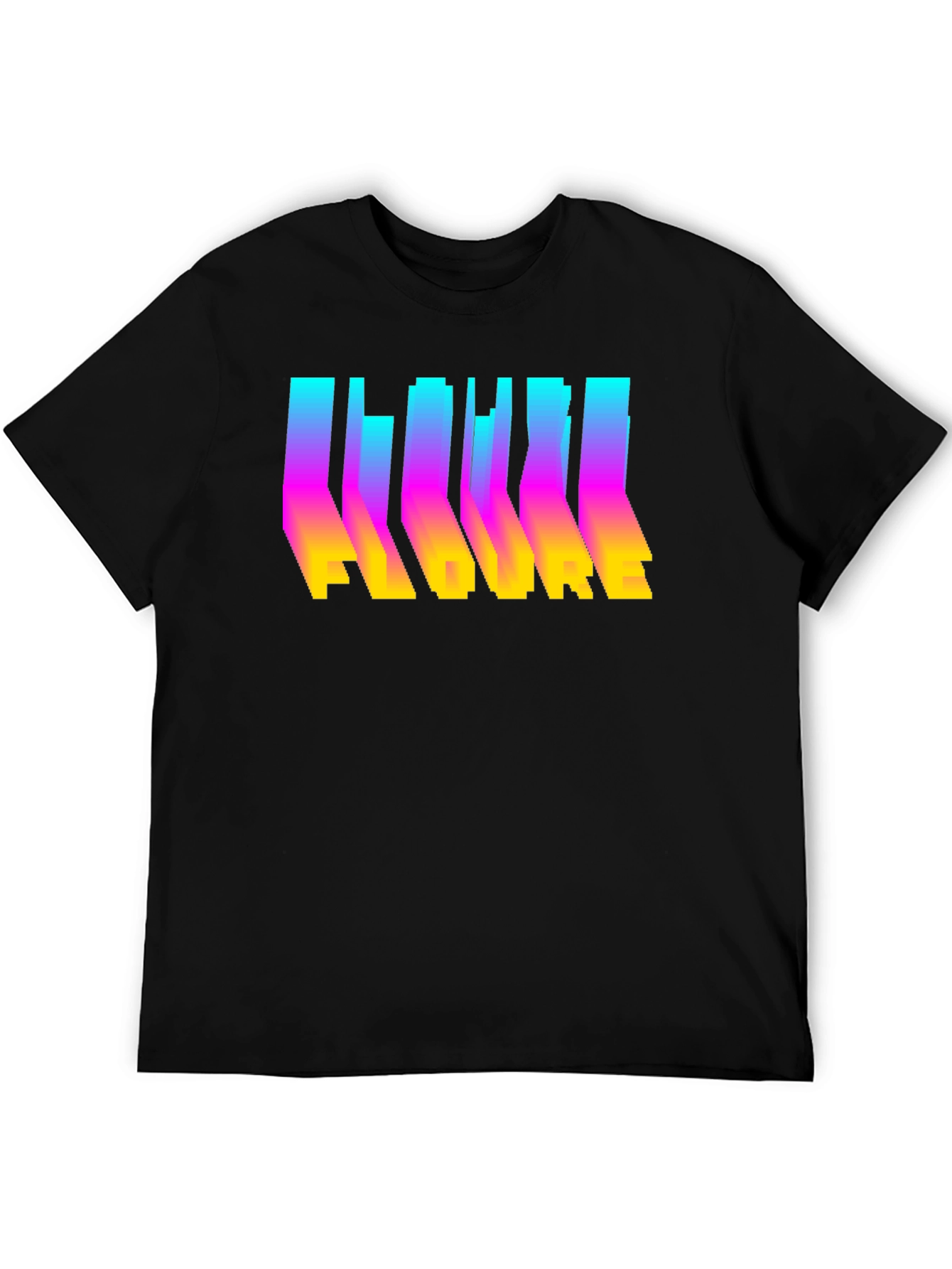 Black Vaporwave Future Graphic Tee view 5