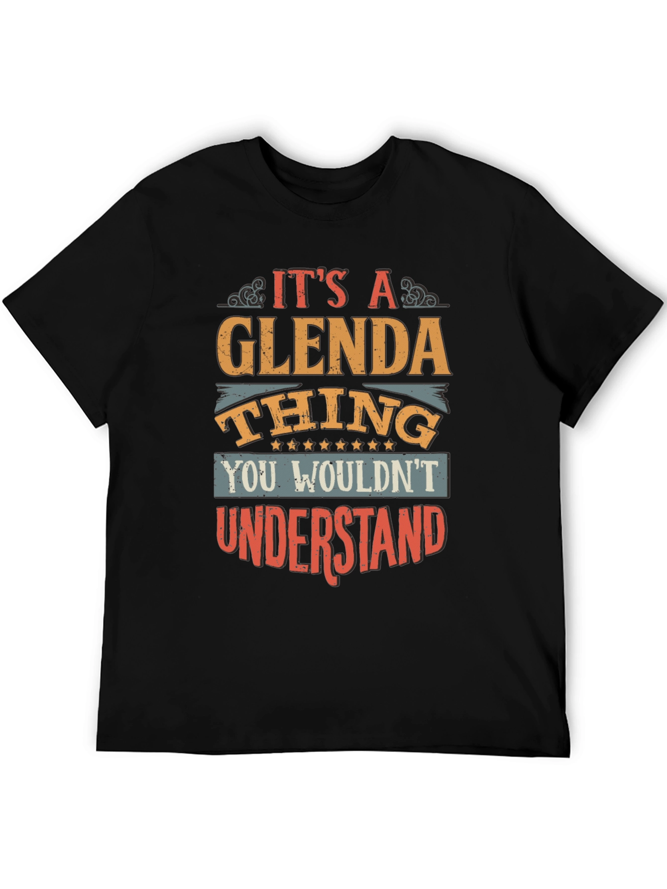 Black It's a Glenda Thing T-Shirt view 5