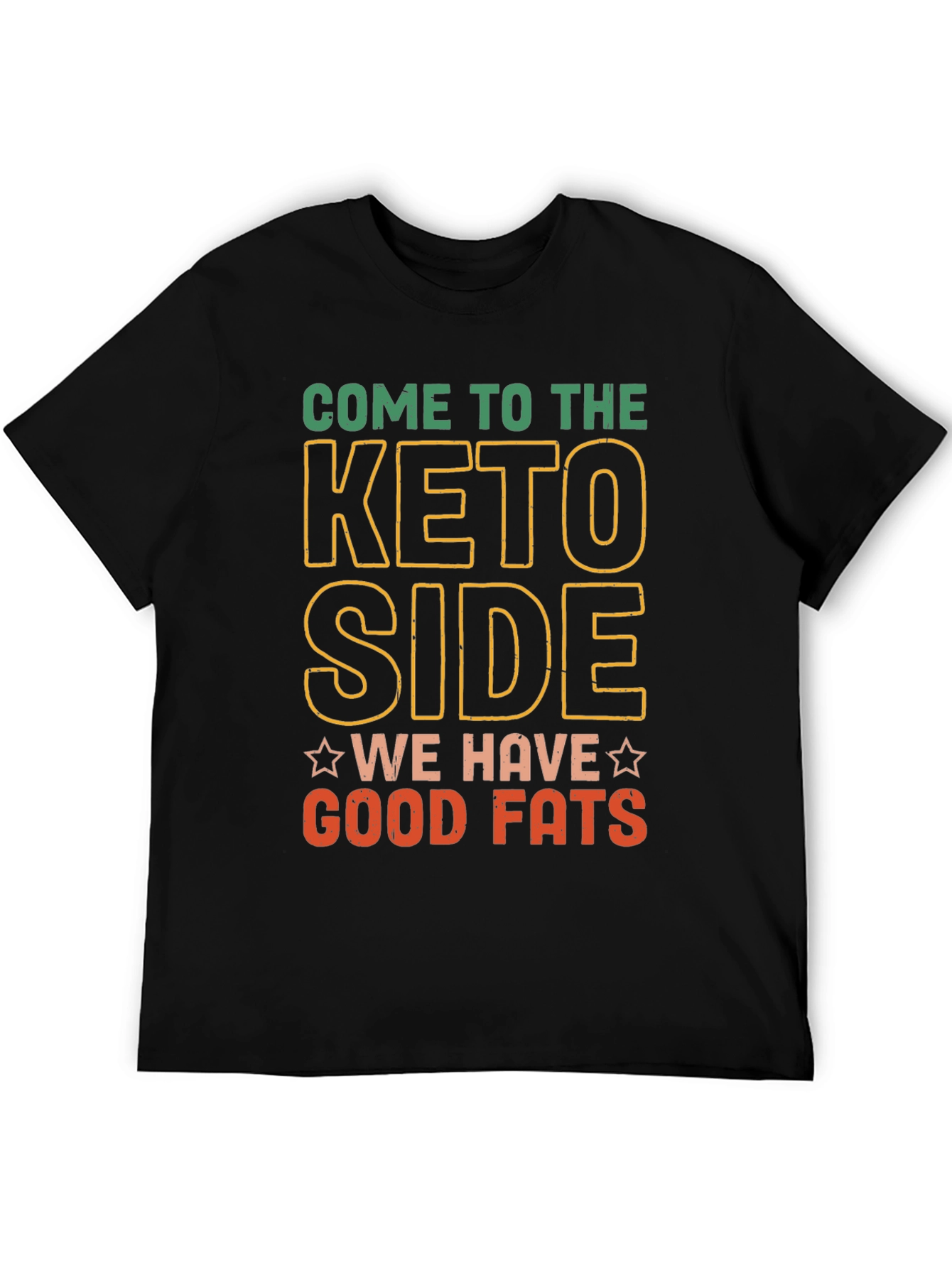 Black Come to the Keto Side T-Shirt view 5