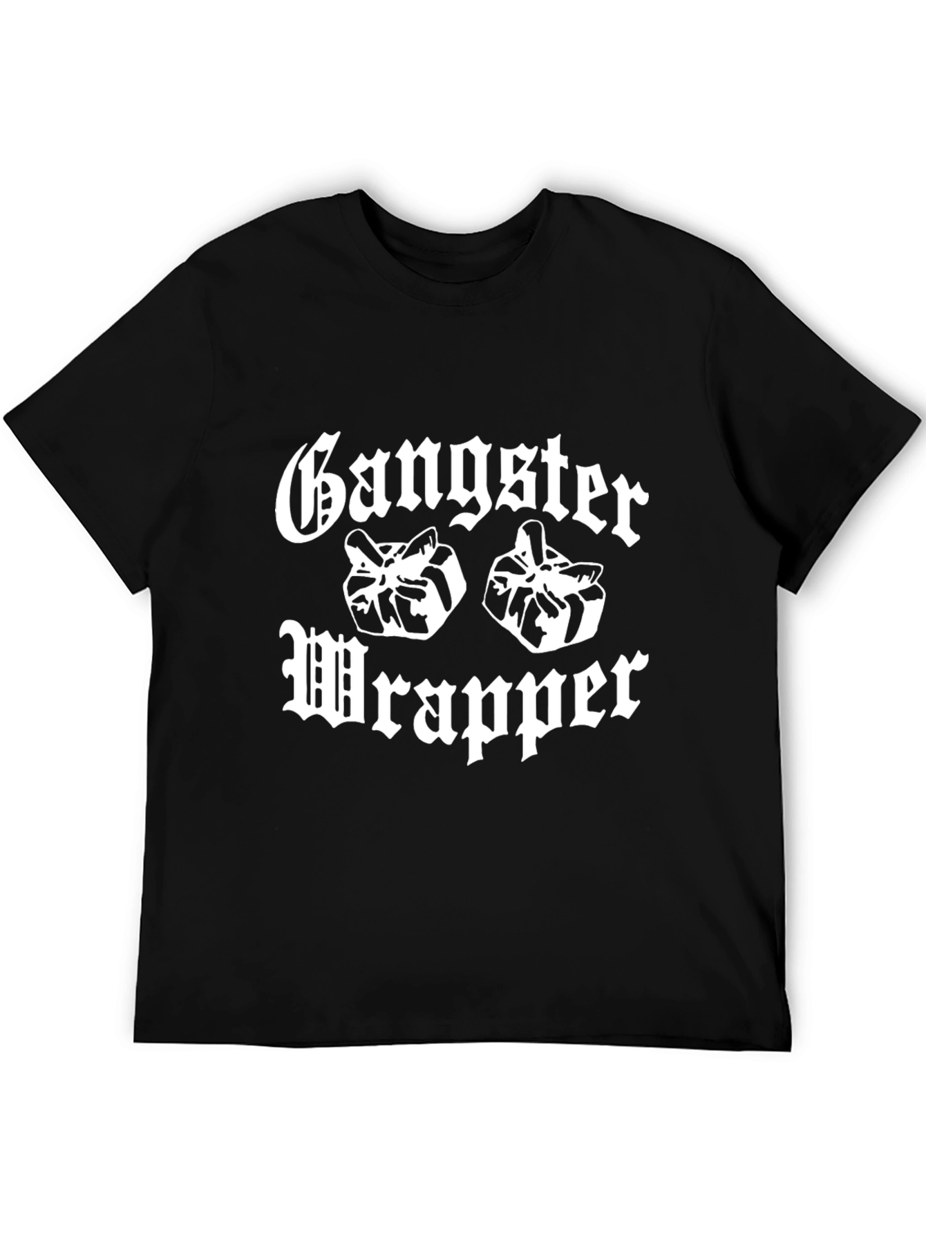 Black Gangster Wrapper Graphic T-Shirt view 5