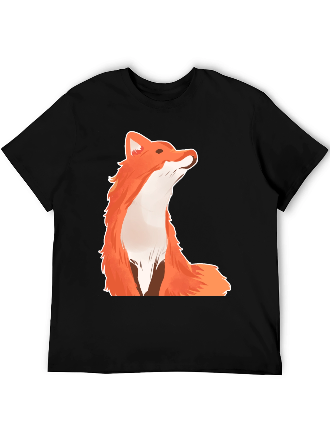 Black Fox Graphic T-Shirt view 5