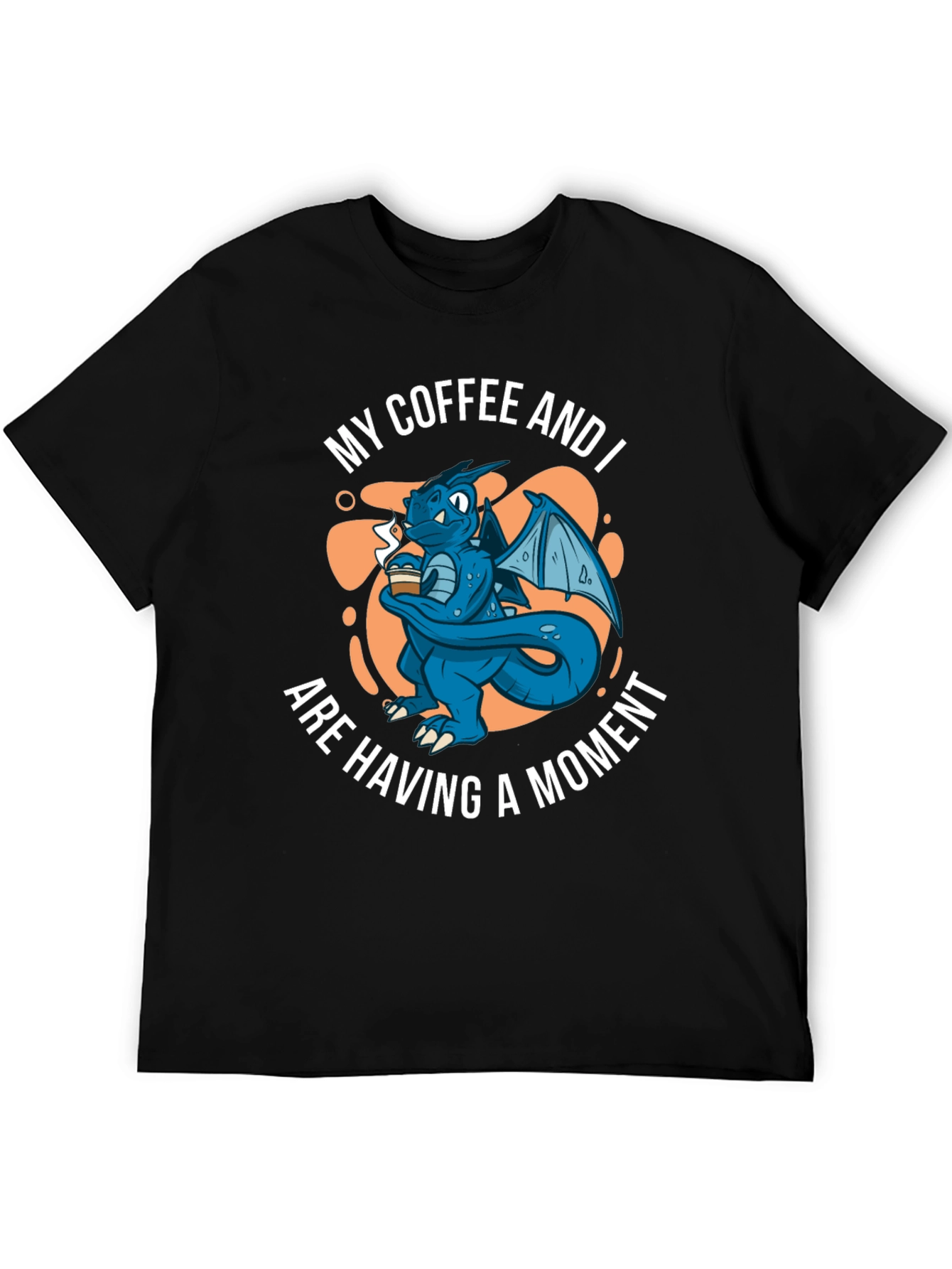 Black Dragon Coffee Moment Black T-Shirt view 5