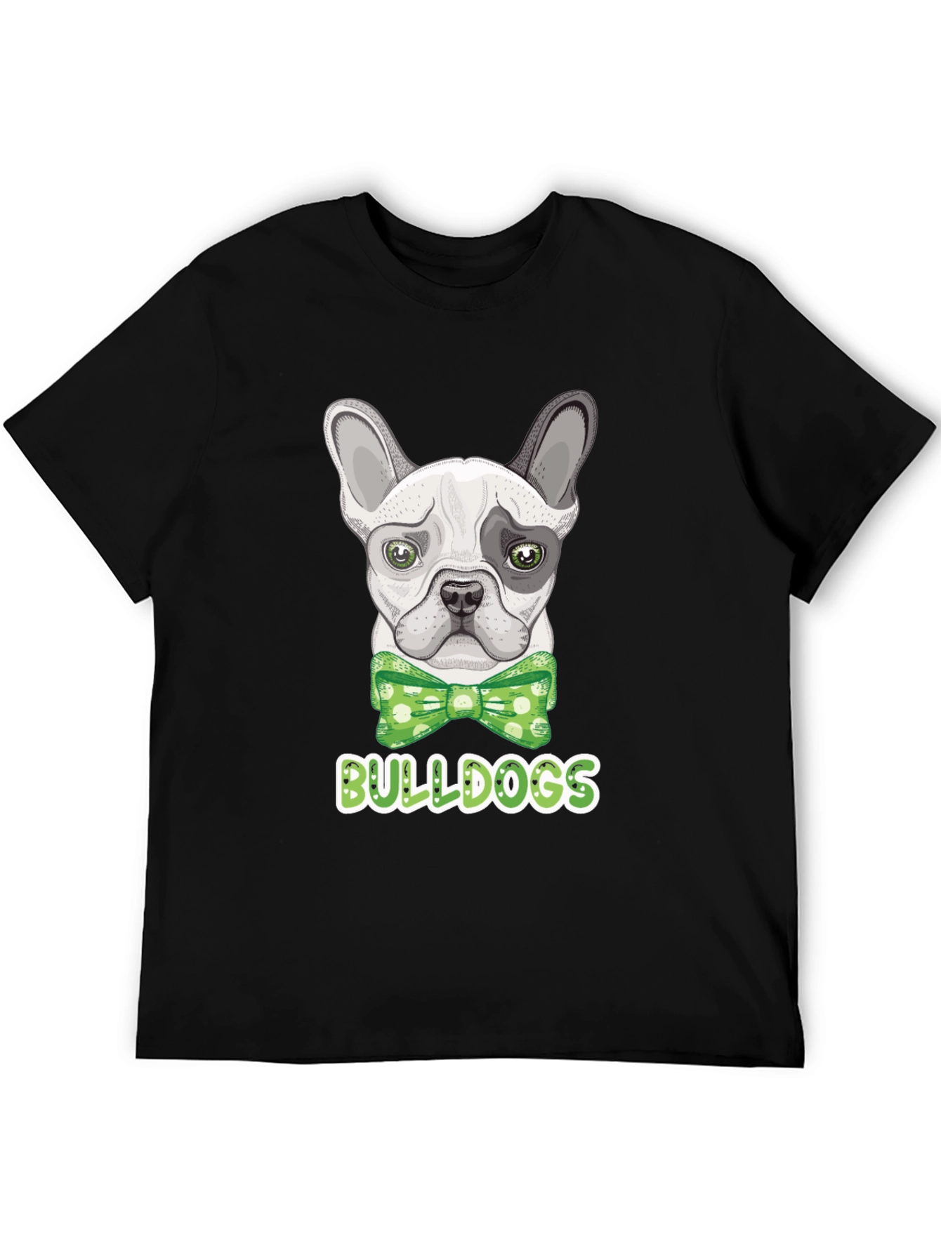 Black Bulldog Bowtie T-Shirt view 5