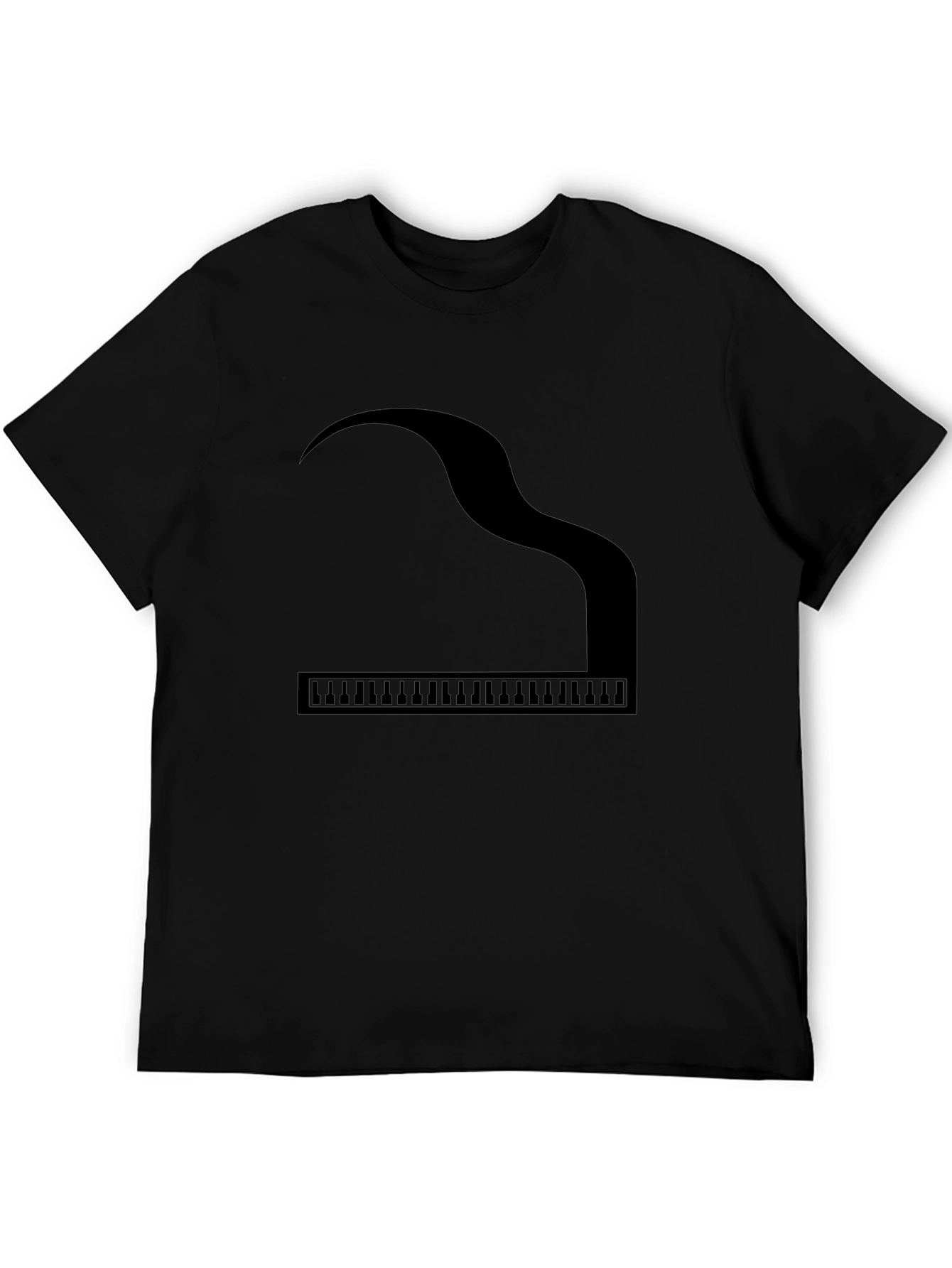 Black Piano Graphic Tee - Classic Black view 5