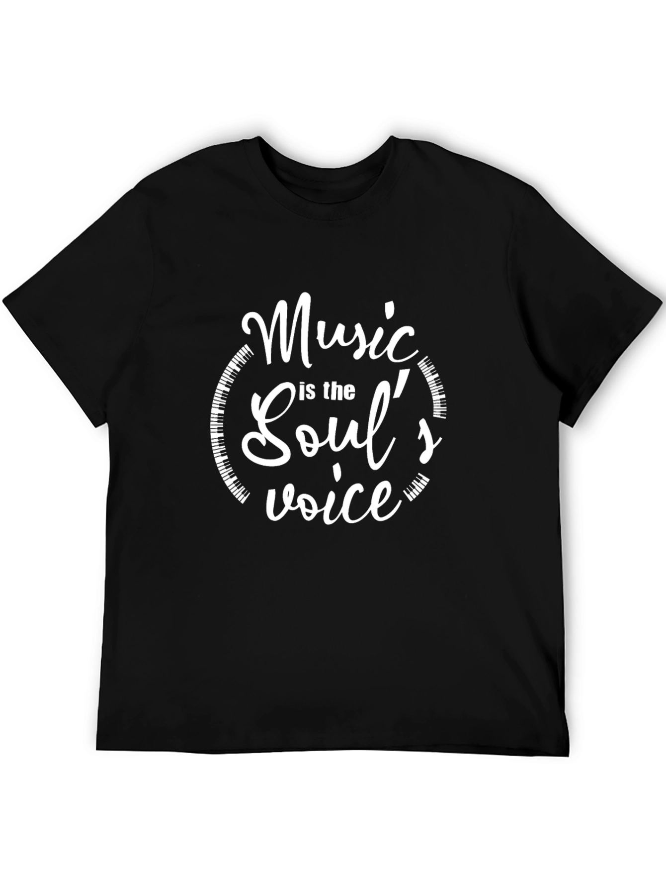 Black Music is the Soul's Voice T-Shirt view 5