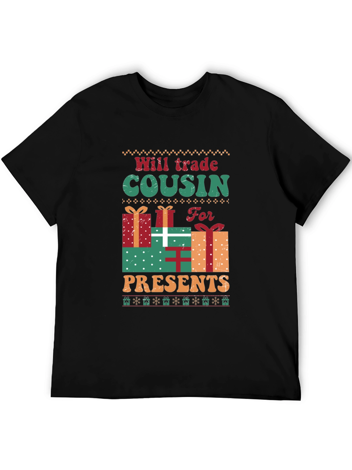 Black Will Trade Cousin For Presents T-Shirt view 5
