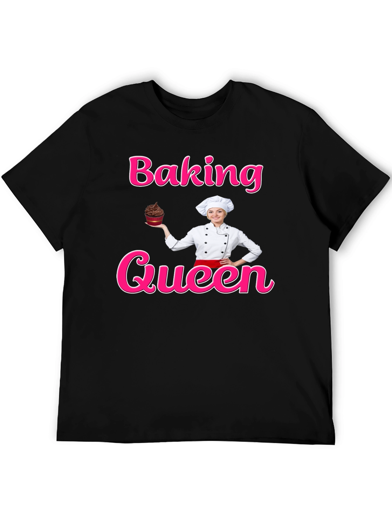 Baking Queen T-Shirt - Chef Cupcake Design - 5