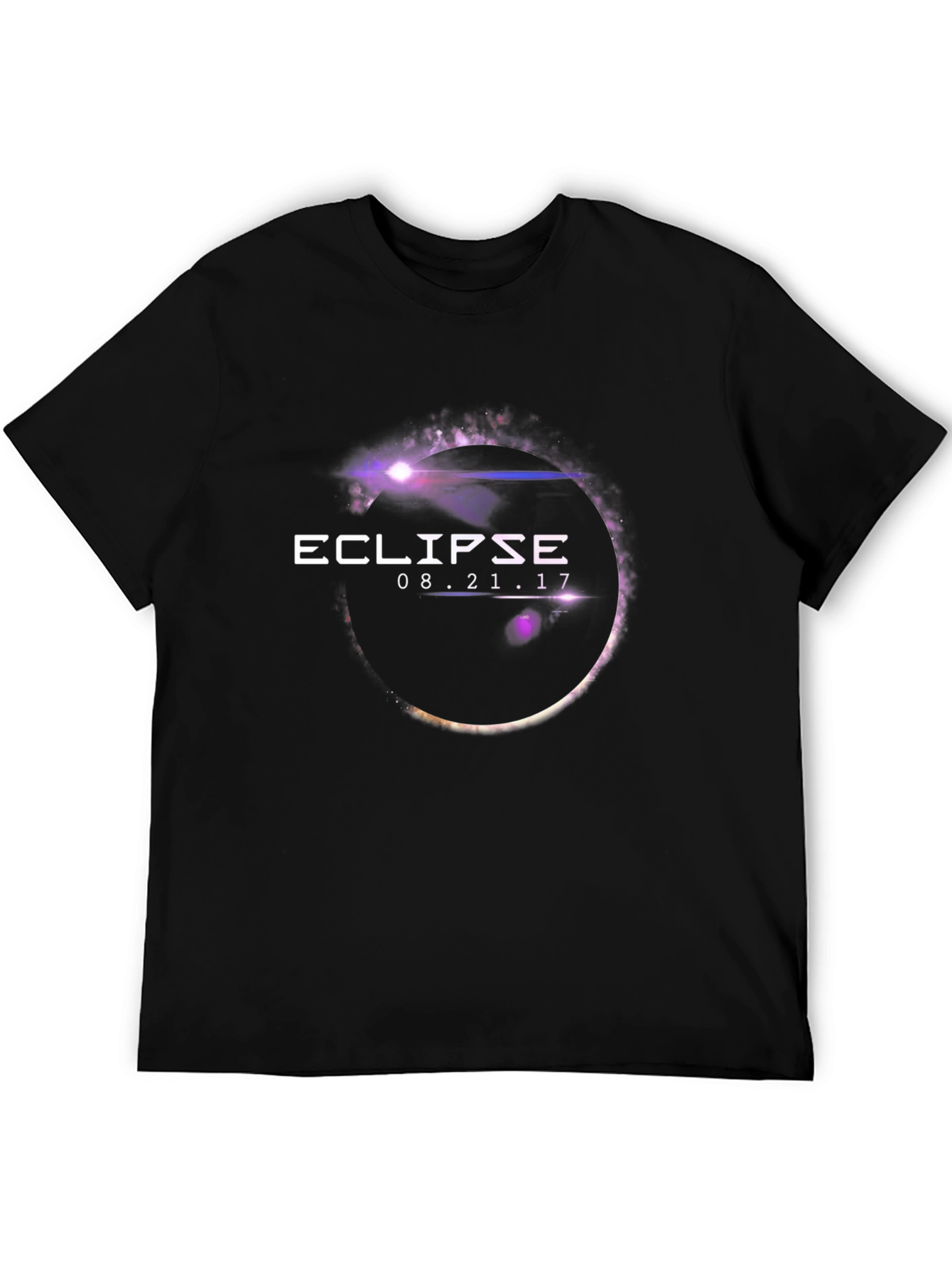 Black Eclipse 08.21.17 Black Graphic Tee view 5