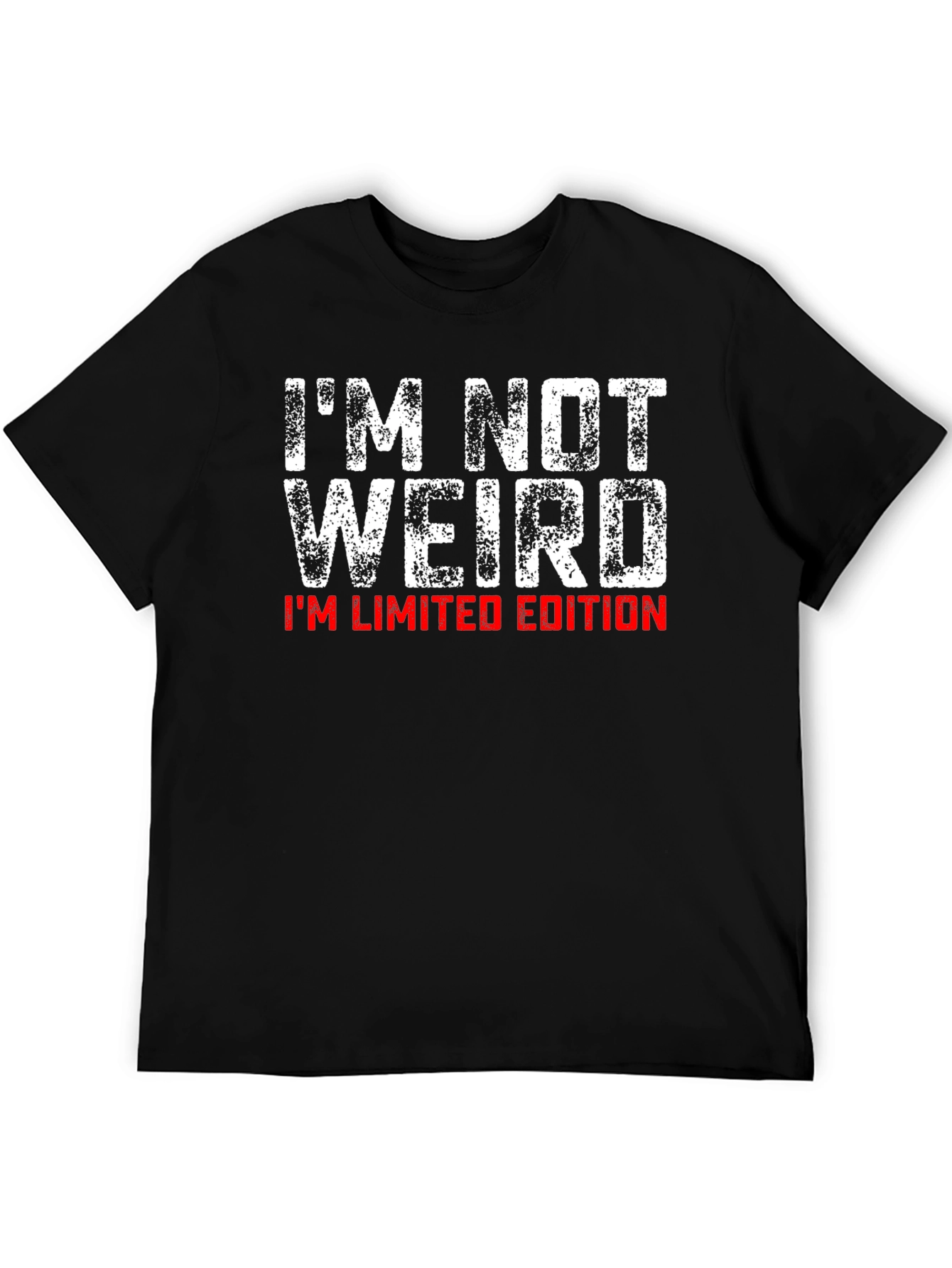 Black I'm Not Weird, I'm Limited Edition T-Shirt view 5
