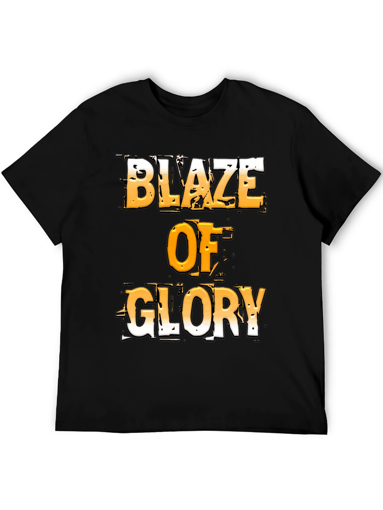 Black Blaze of Glory Graphic T-Shirt - Bold Design view 5
