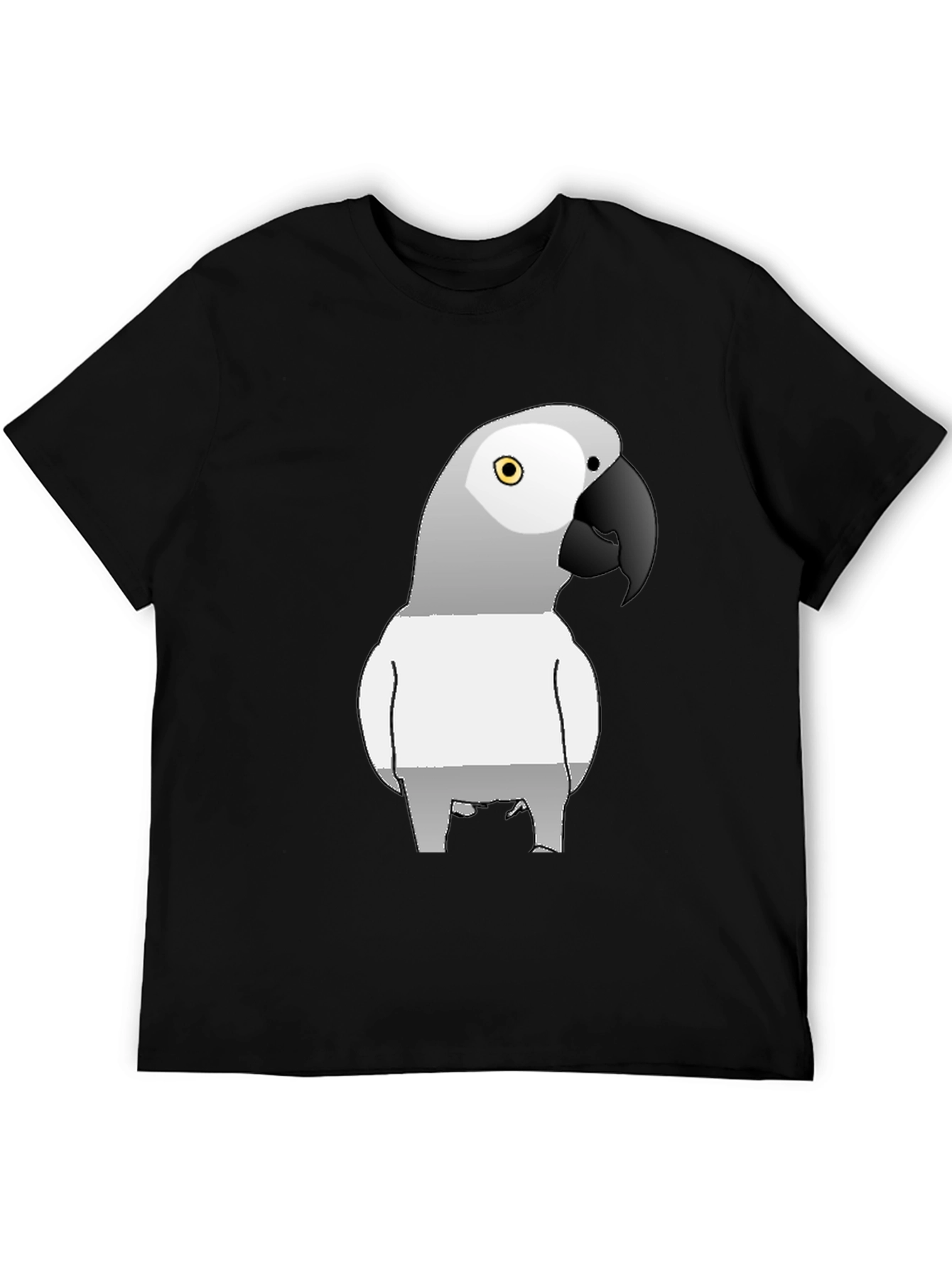 Black Parrot Graphic T-Shirt - Stylish Bird Lover Tee view 5