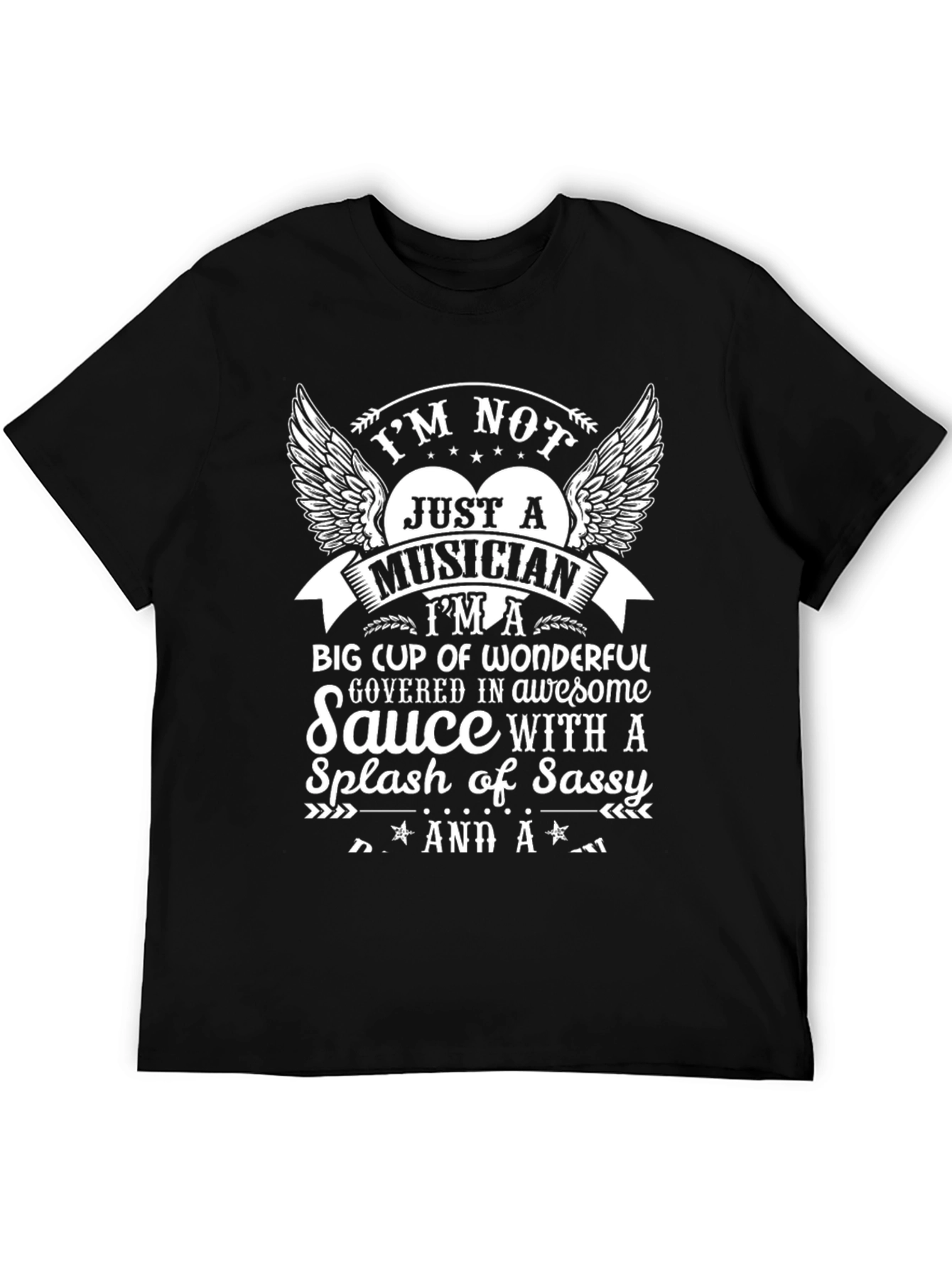 Black Musician T-Shirt: Big Cup of Wonderful view 5