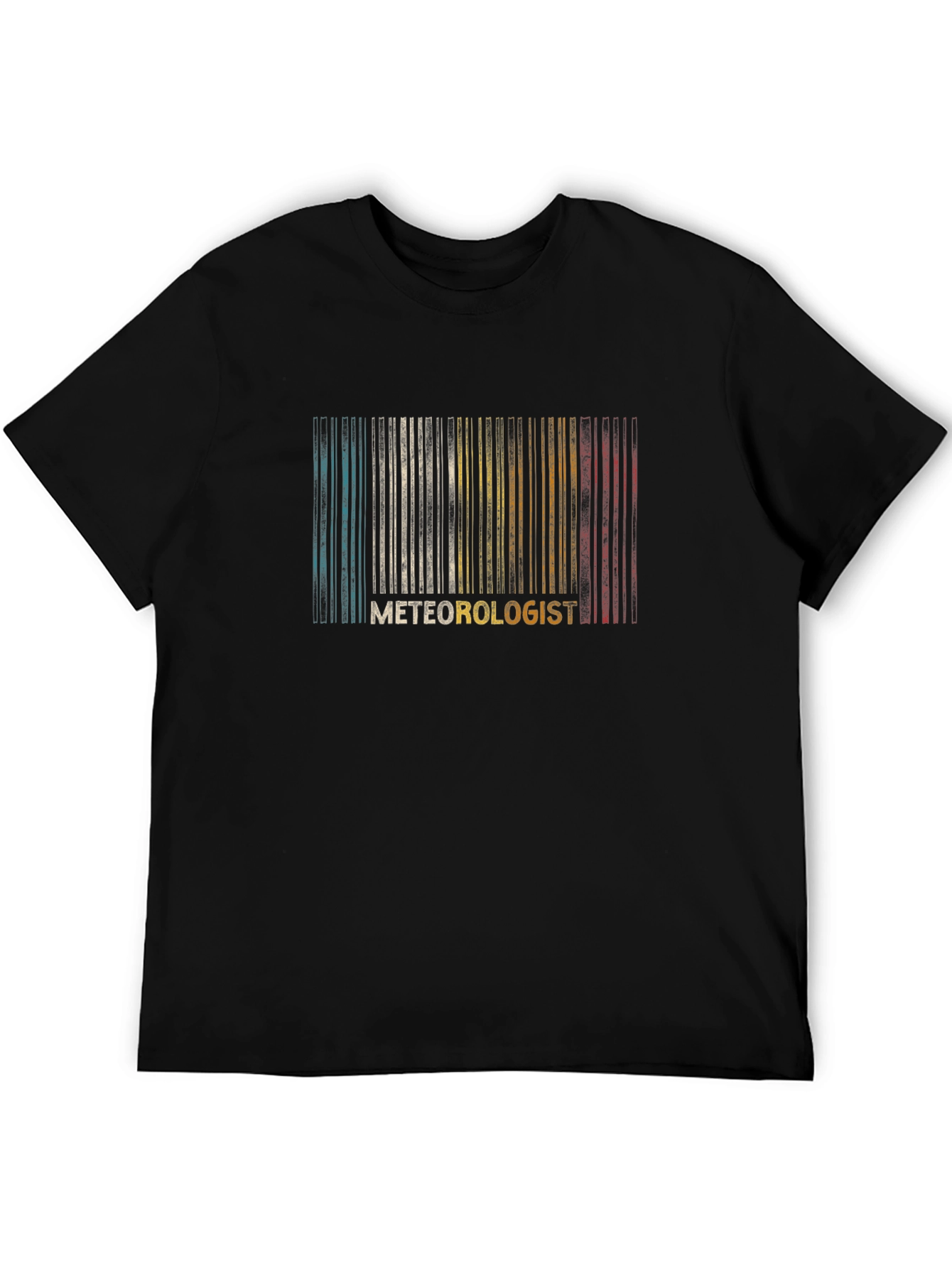 Meteorologist Retro Barcode T-Shirt - 5