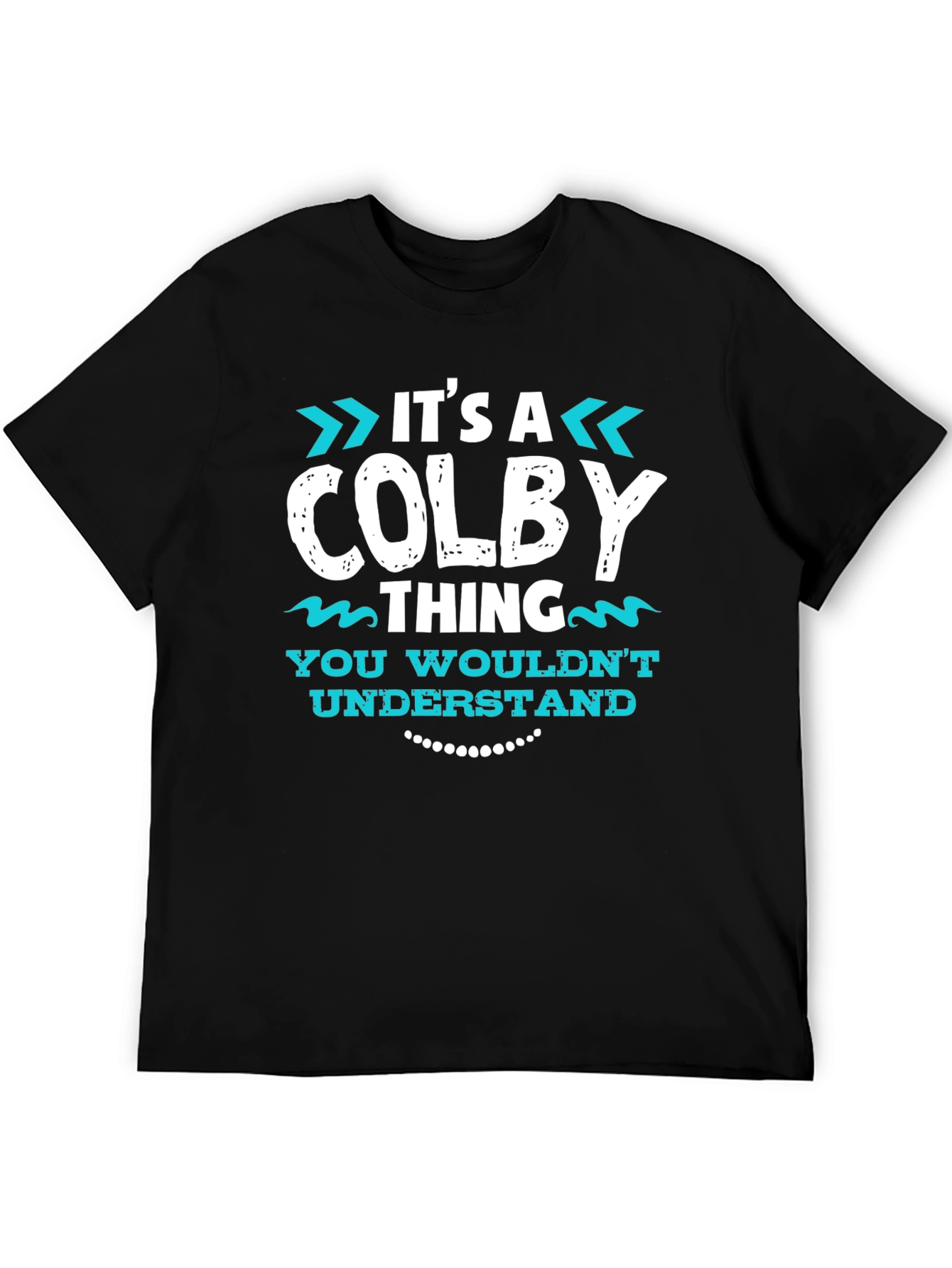 Black It's A COLBY Thing Graphic T-Shirt view 5