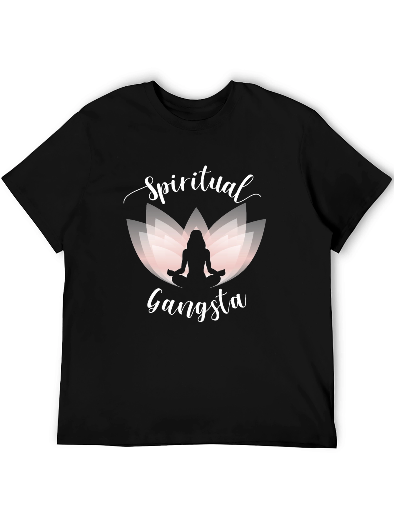 Black Spiritual Gangsta Graphic T-Shirt view 5